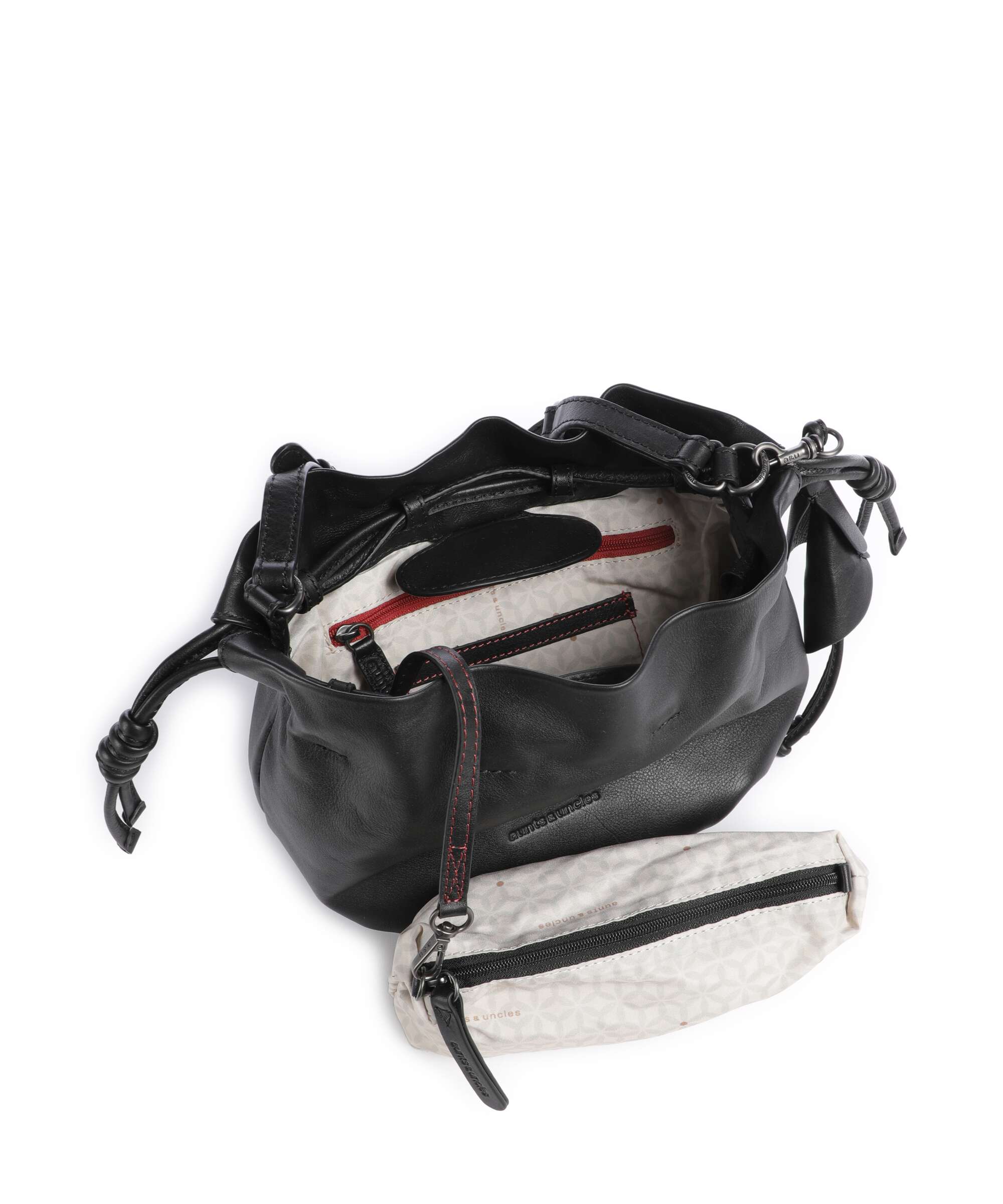 Aunts & Uncles Bohemian Vibes Fleur Bucket bag jet black - Image 6