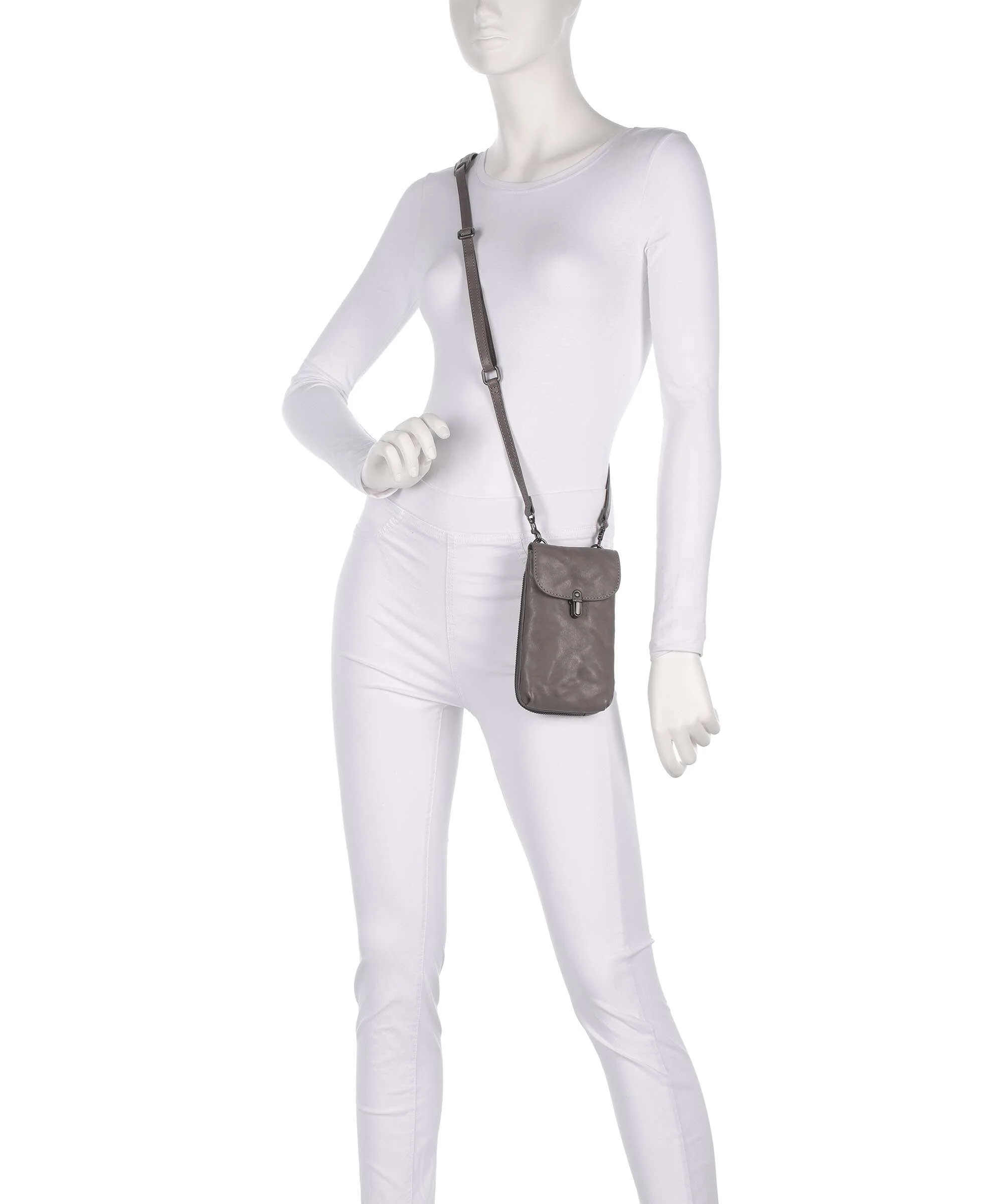 Aunts & Uncles Grandma's Luxury Club Mrs. Lemon Twist Phone bag oyster grey - Image 3