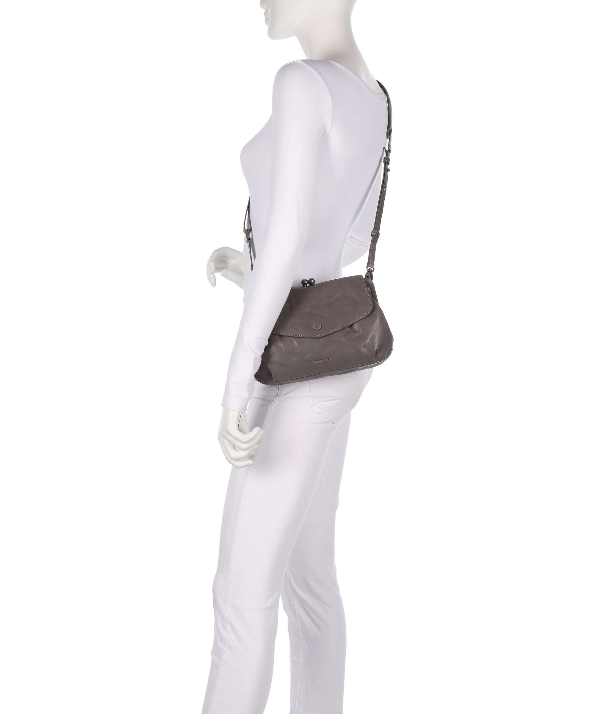 Aunts & Uncles Grandma's Luxury Club Mrs. Madeline Crossbody bag oyster grey - Image 3
