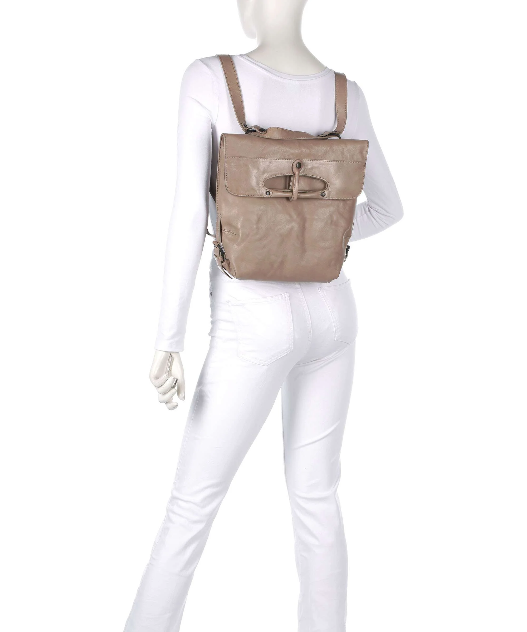 Aunts & Uncles Grandma's Luxury Club Mrs. Mince Pie Backpack bag vintage khaki - Image 4