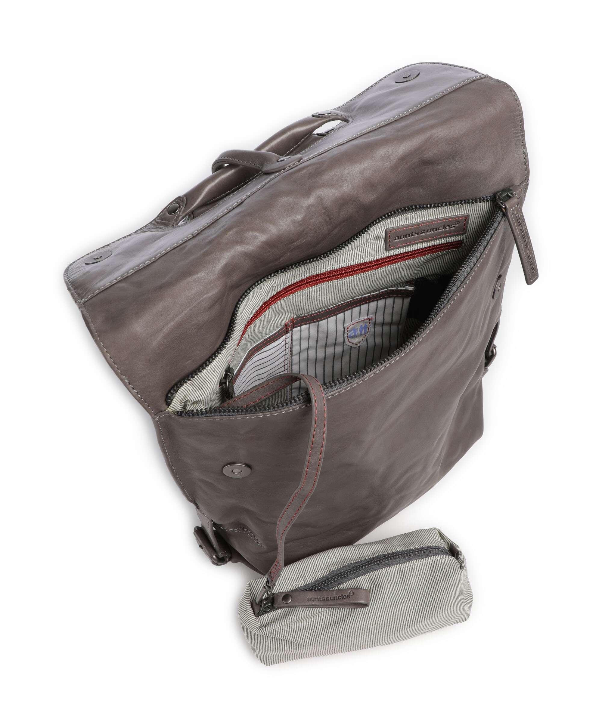 Aunts & Uncles Grandma's Luxury Club Mrs. Mince Pie Backpack bag oyster grey - Image 6