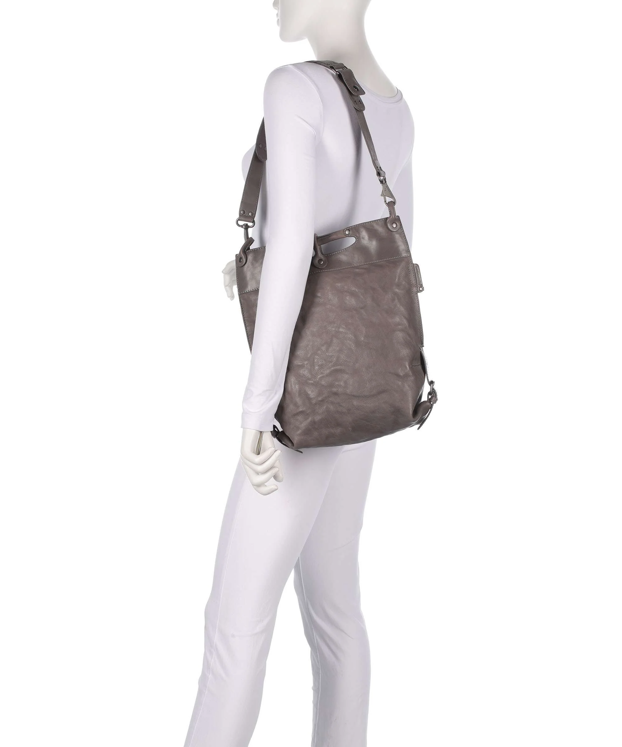 Aunts & Uncles Grandma's Luxury Club Mrs. Pancake Shoulder bag oyster grey - Image 4