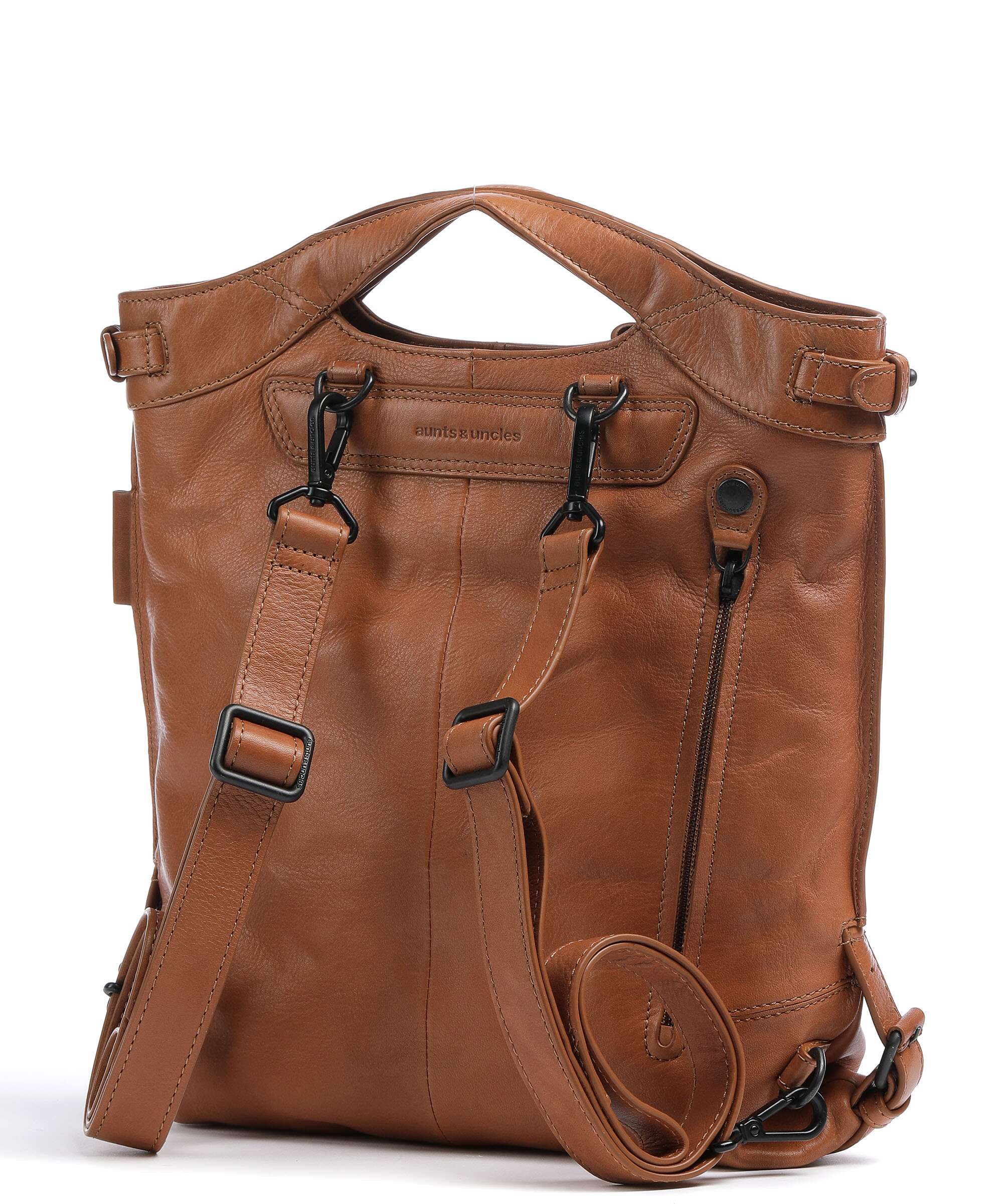 Aunts & Uncles Grandma's Luxury Club Mrs. Peach Crumble Backpack bag caramel - Image 2
