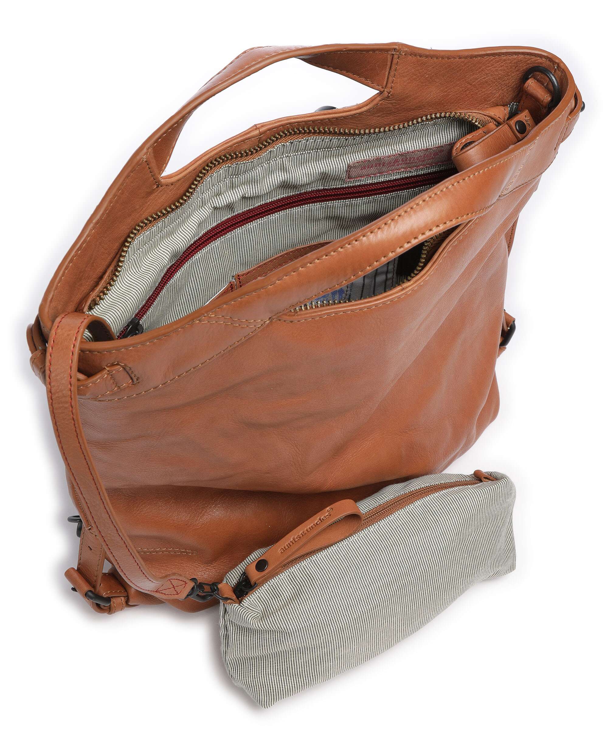 Aunts & Uncles Grandma's Luxury Club Mrs. Peach Crumble Backpack bag caramel - Image 6