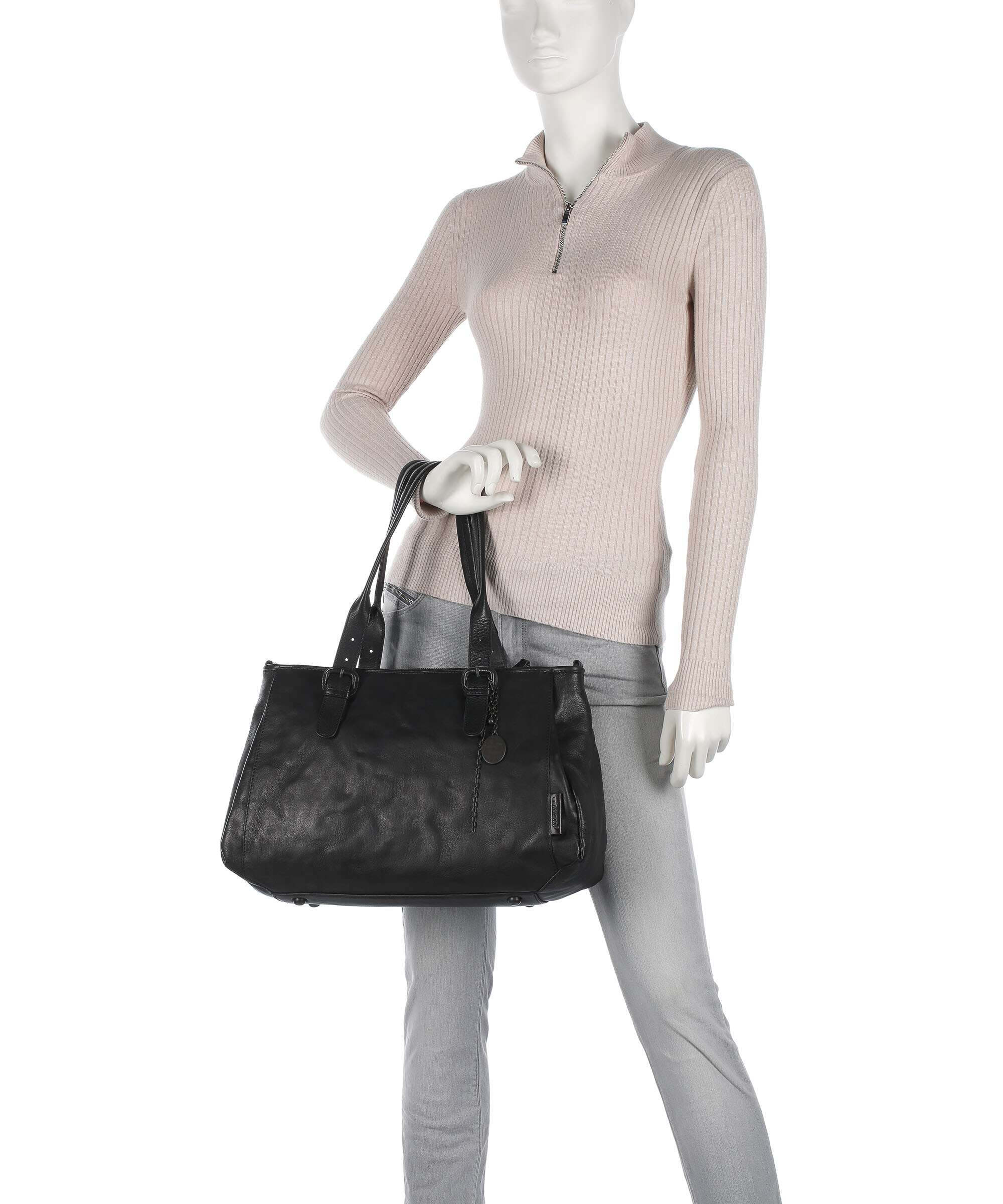 Aunts & Uncles Grandma's Luxury Club Mrs. Shortbread Tote bag black smoke - Image 3