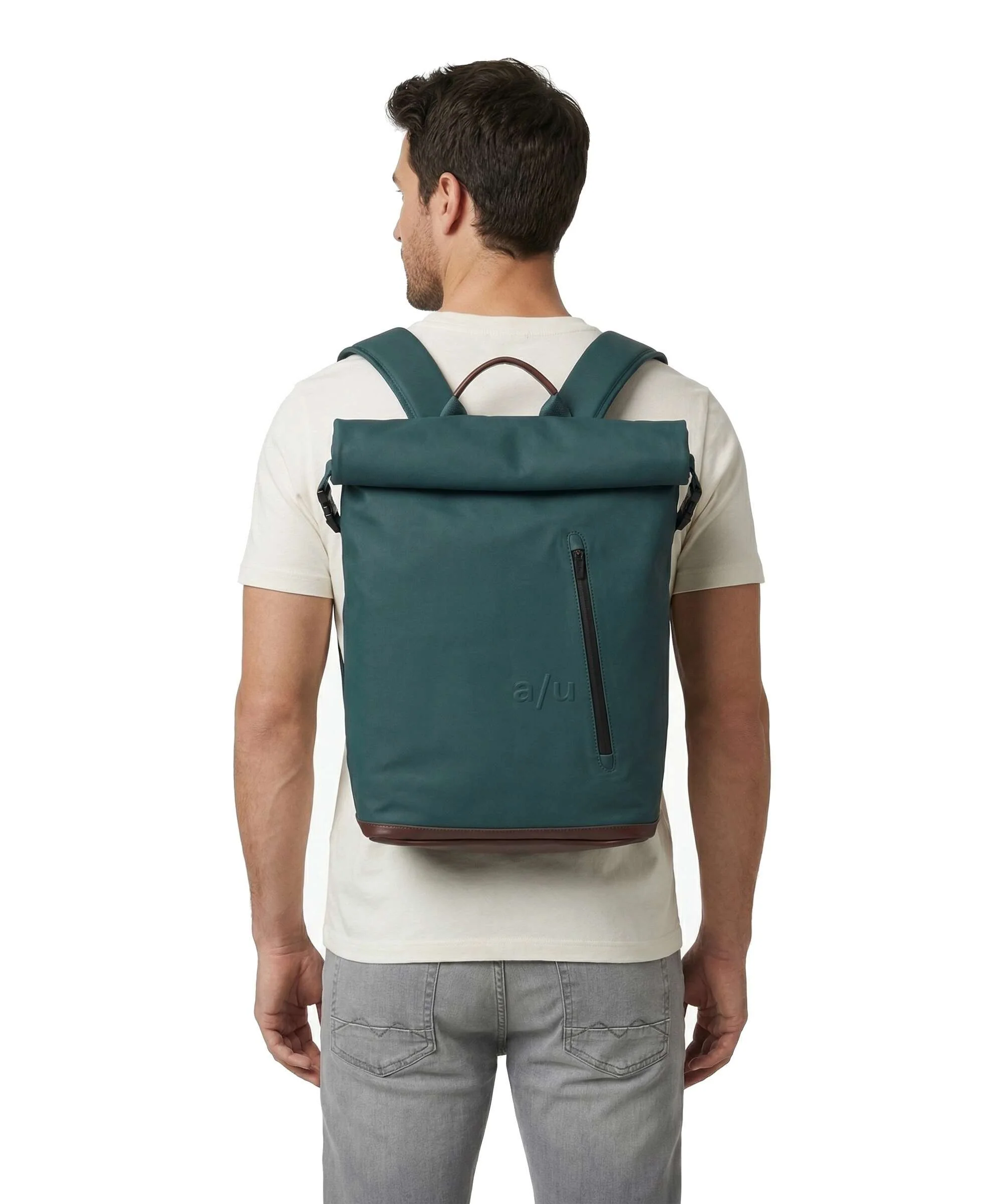 Aunts & Uncles Japan Fukui Rolltop backpack transformative teal - Image 3