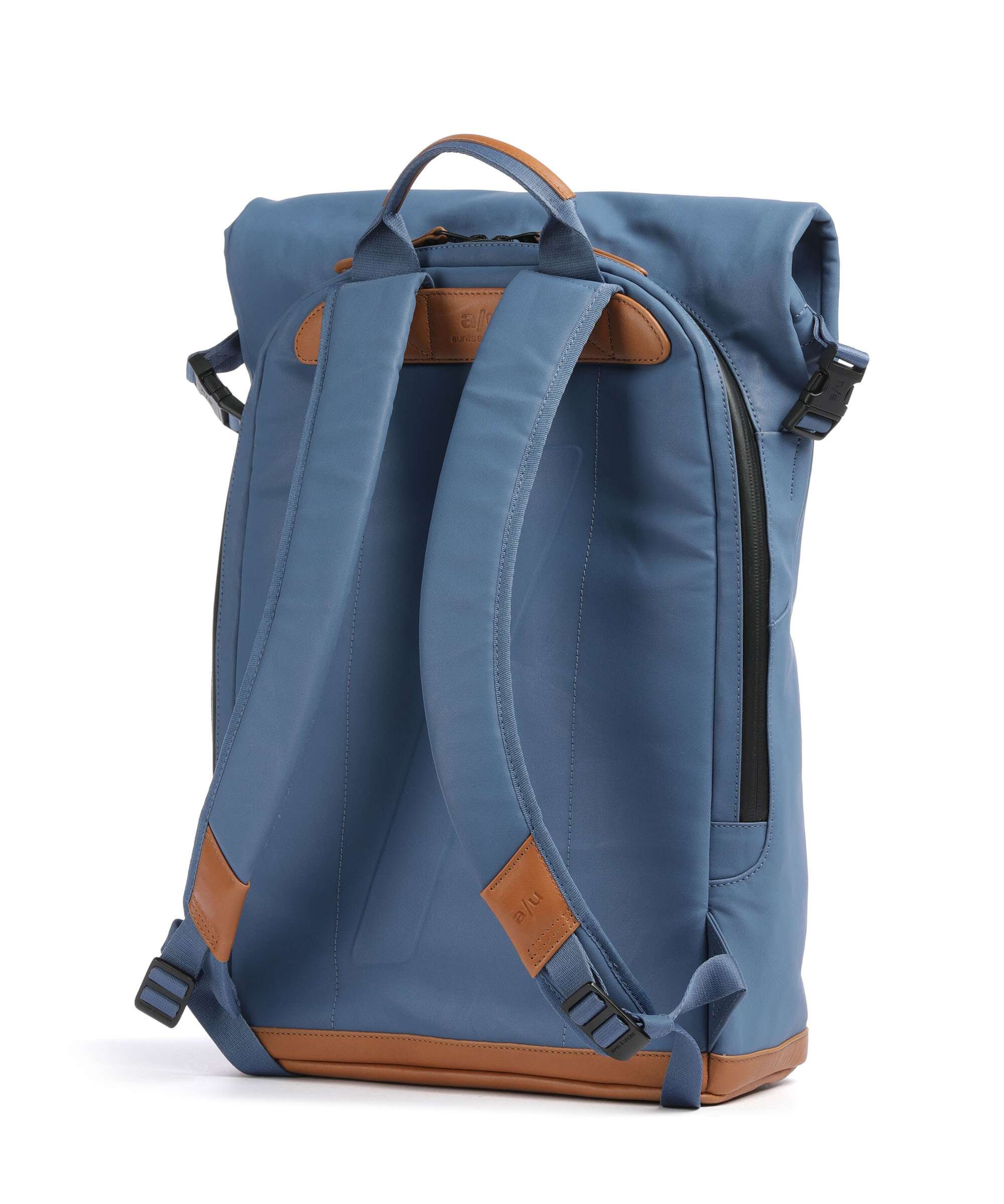 Aunts & Uncles Japan Fukui Rolltop backpack blue jeans - Image 2