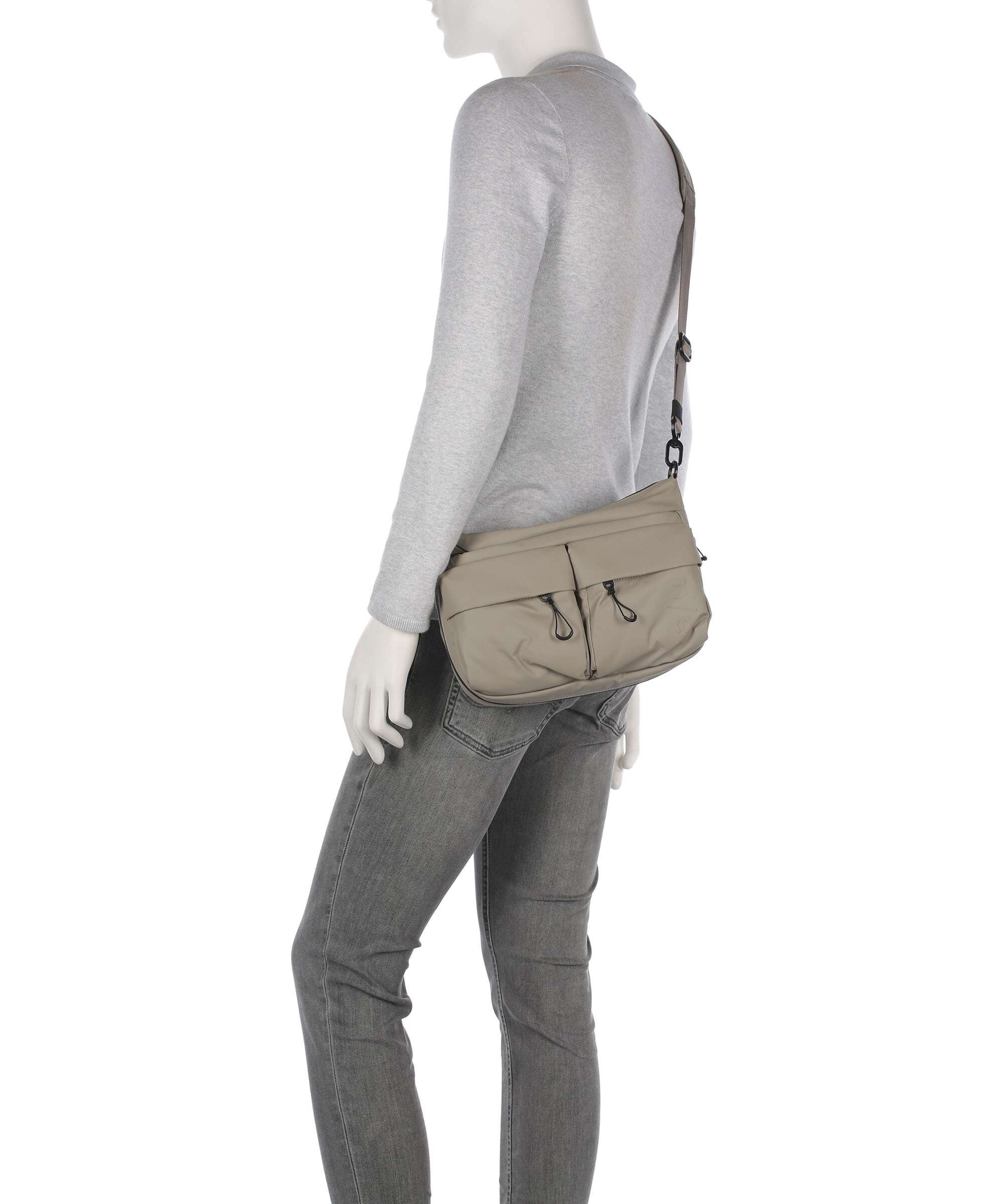 Aunts & Uncles Japan Lite Mogami Crossbody bag driftwood - Image 4