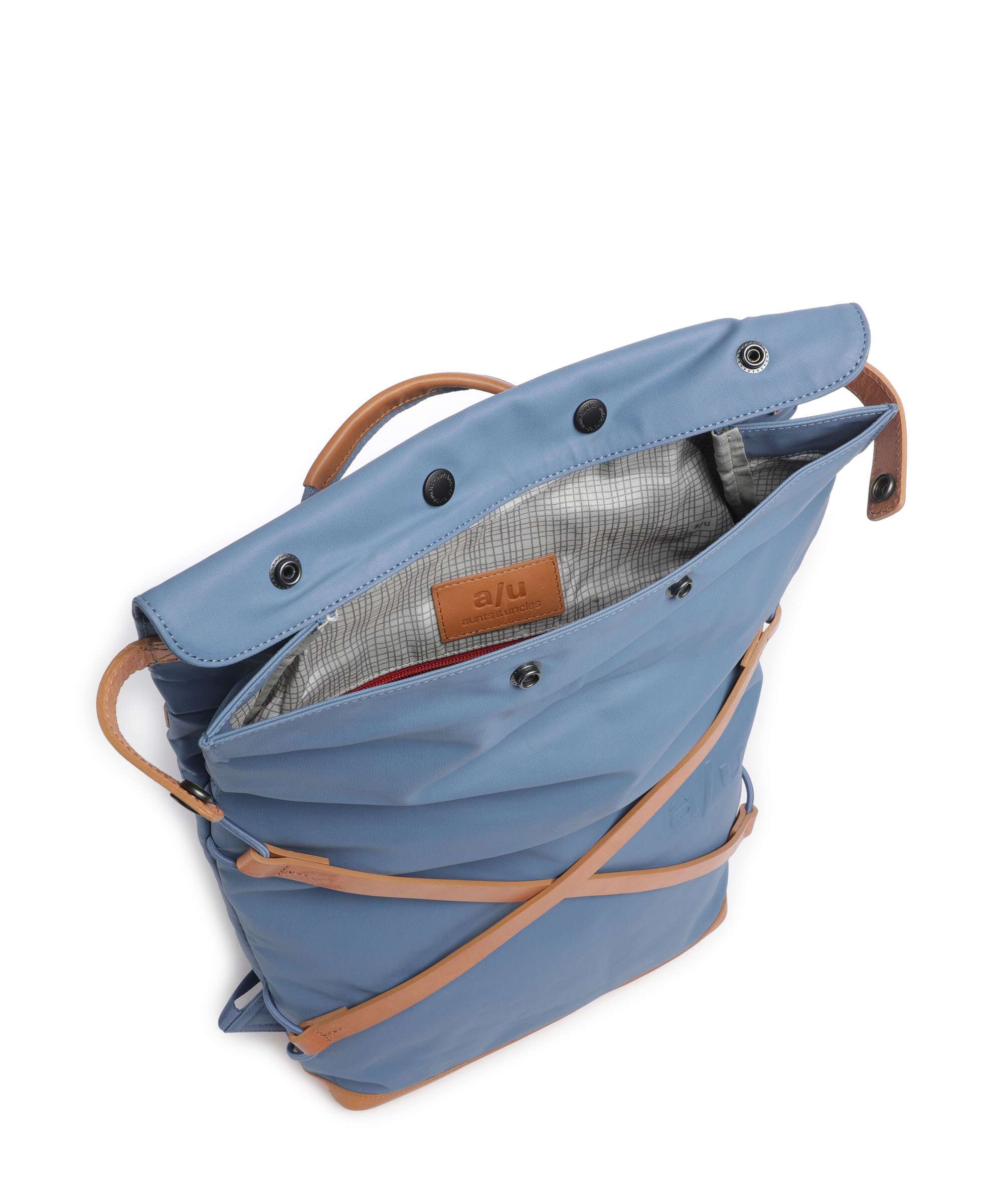 Aunts & Uncles Japan Yokohama Rolltop backpack blue jeans - Image 8