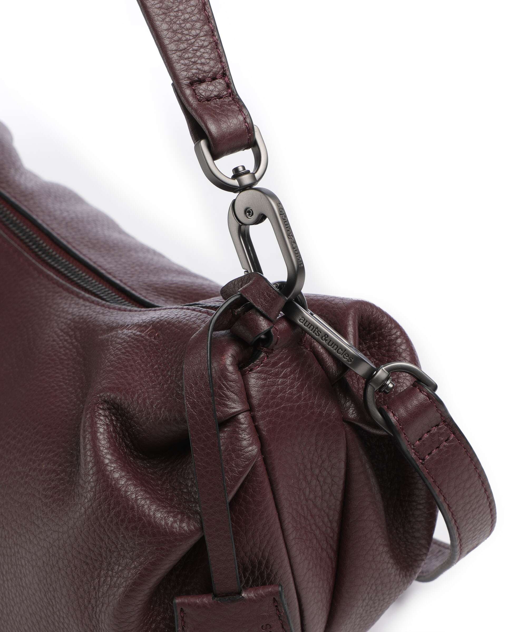 Aunts & Uncles Philocalists Sparkle Hobo bag merlot - Image 5