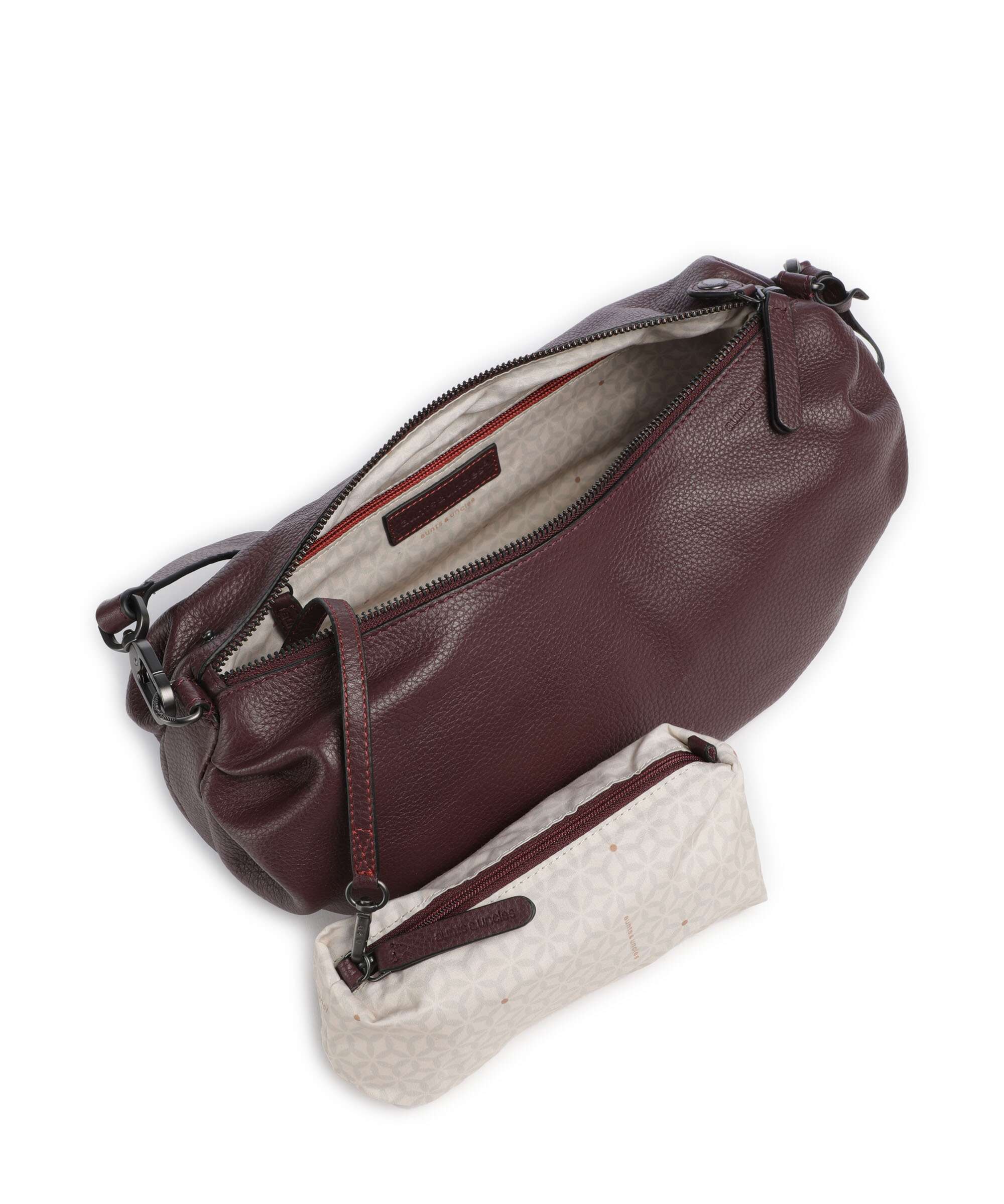 Aunts & Uncles Philocalists Sparkle Hobo bag merlot - Image 7