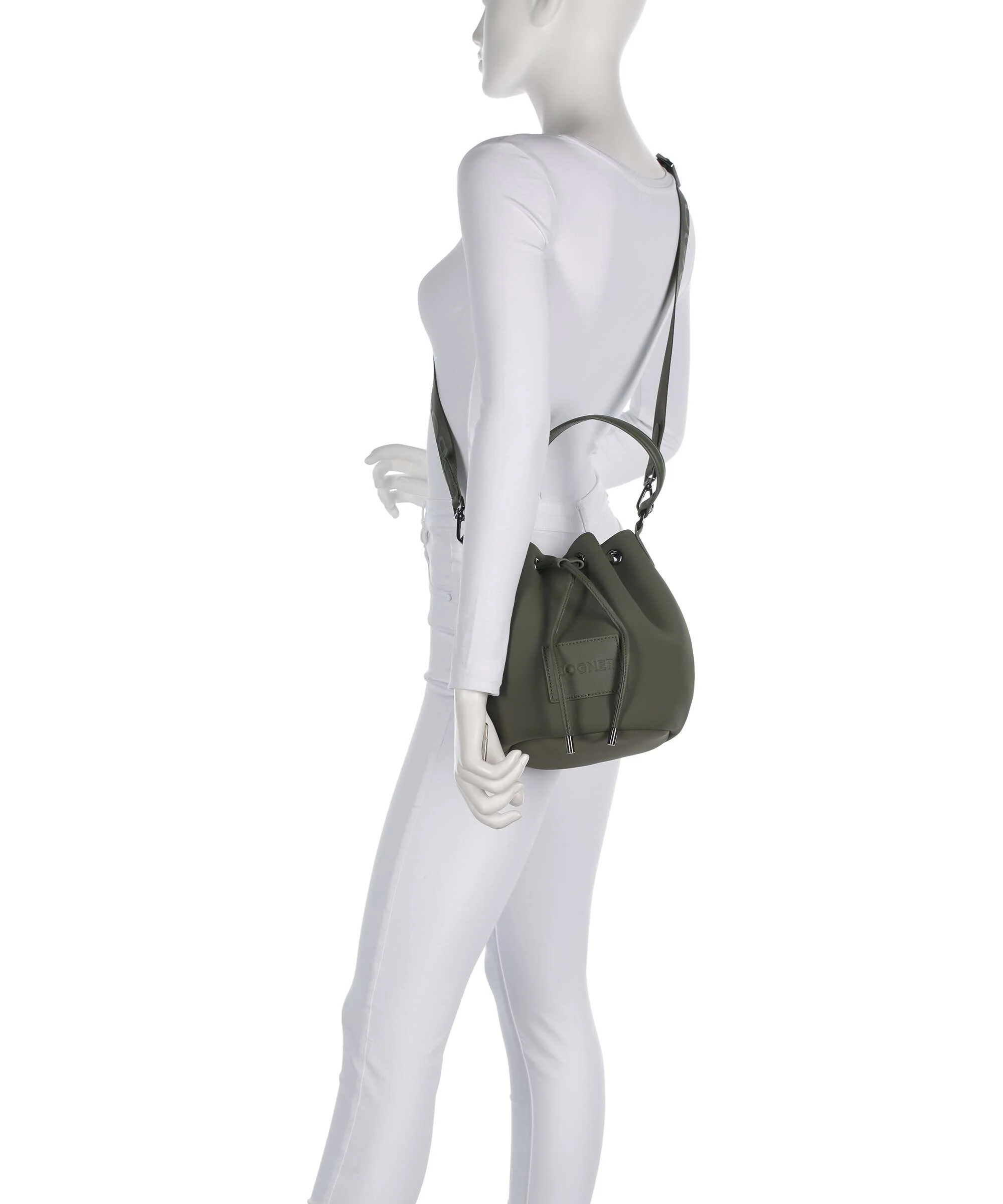 Bogner Alvier Ines Bucket bag dark olive - Image 3