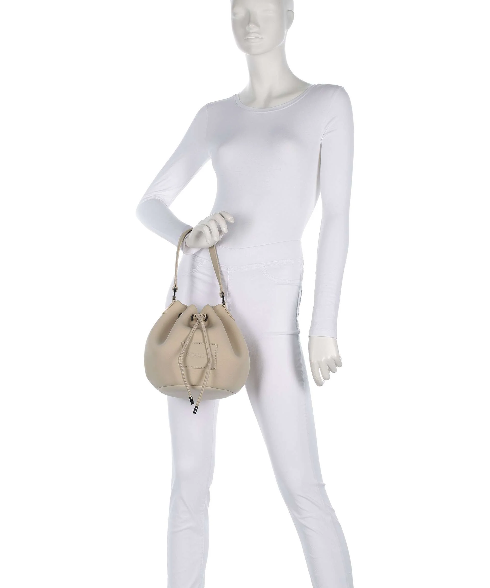 Bogner Alvier Ines Bucket bag beige - Image 4