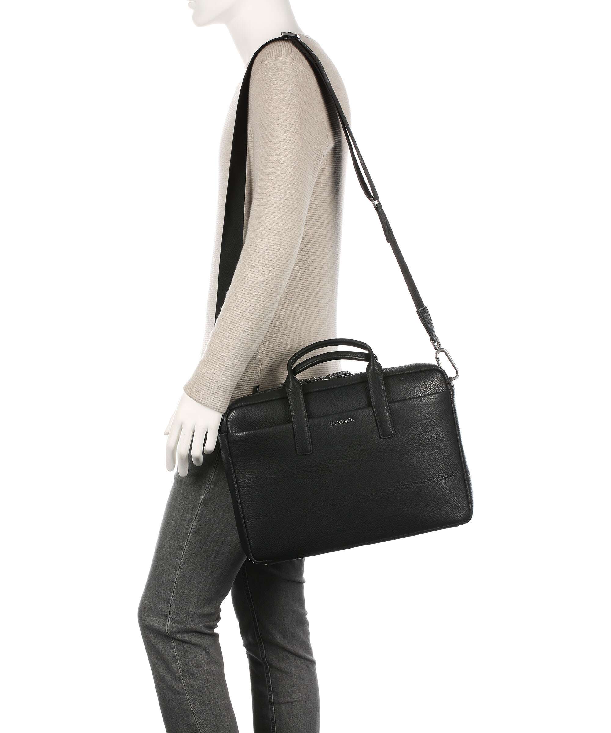 Bogner Jasper Marlo Briefcase black - Image 3