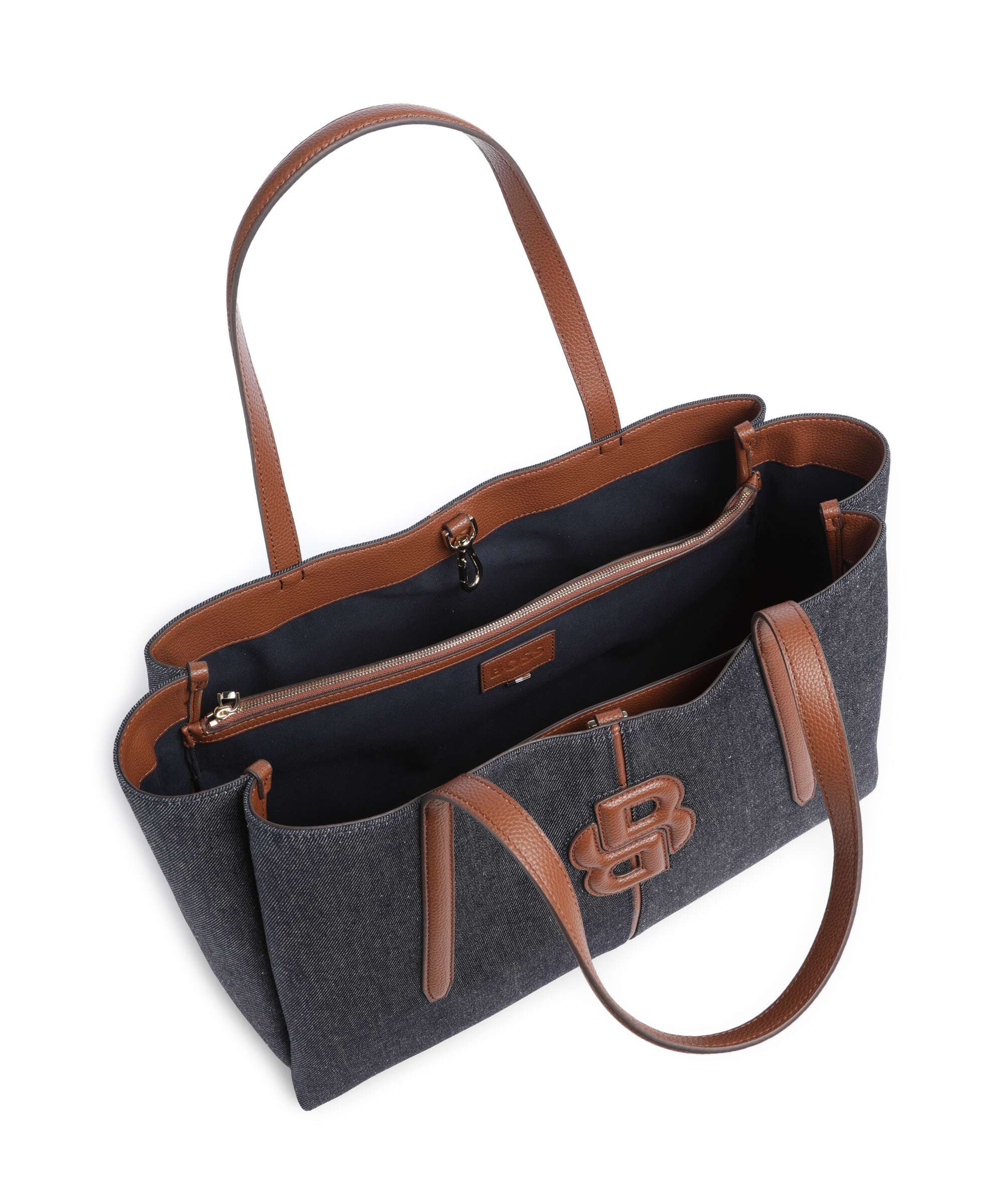 BOSS Anett Tote bag open blue - Image 6