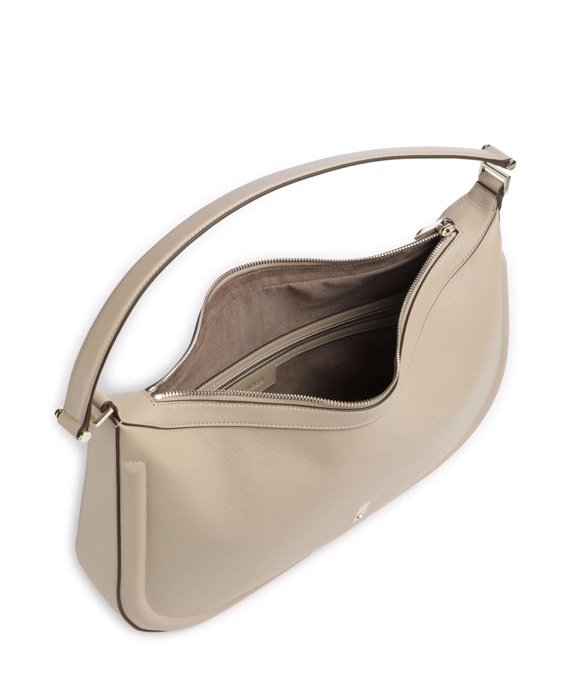 BOSS Ariell M Hobo bag light beige - Image 5