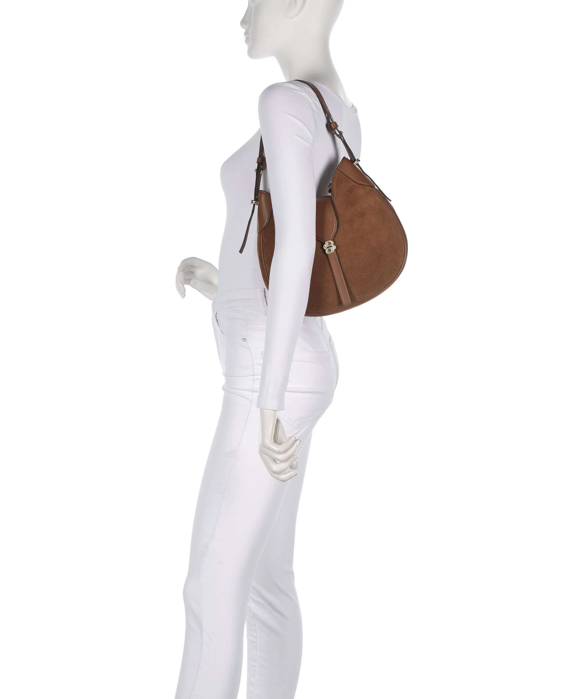 BOSS Beyond Hobo bag medium brown - Image 4