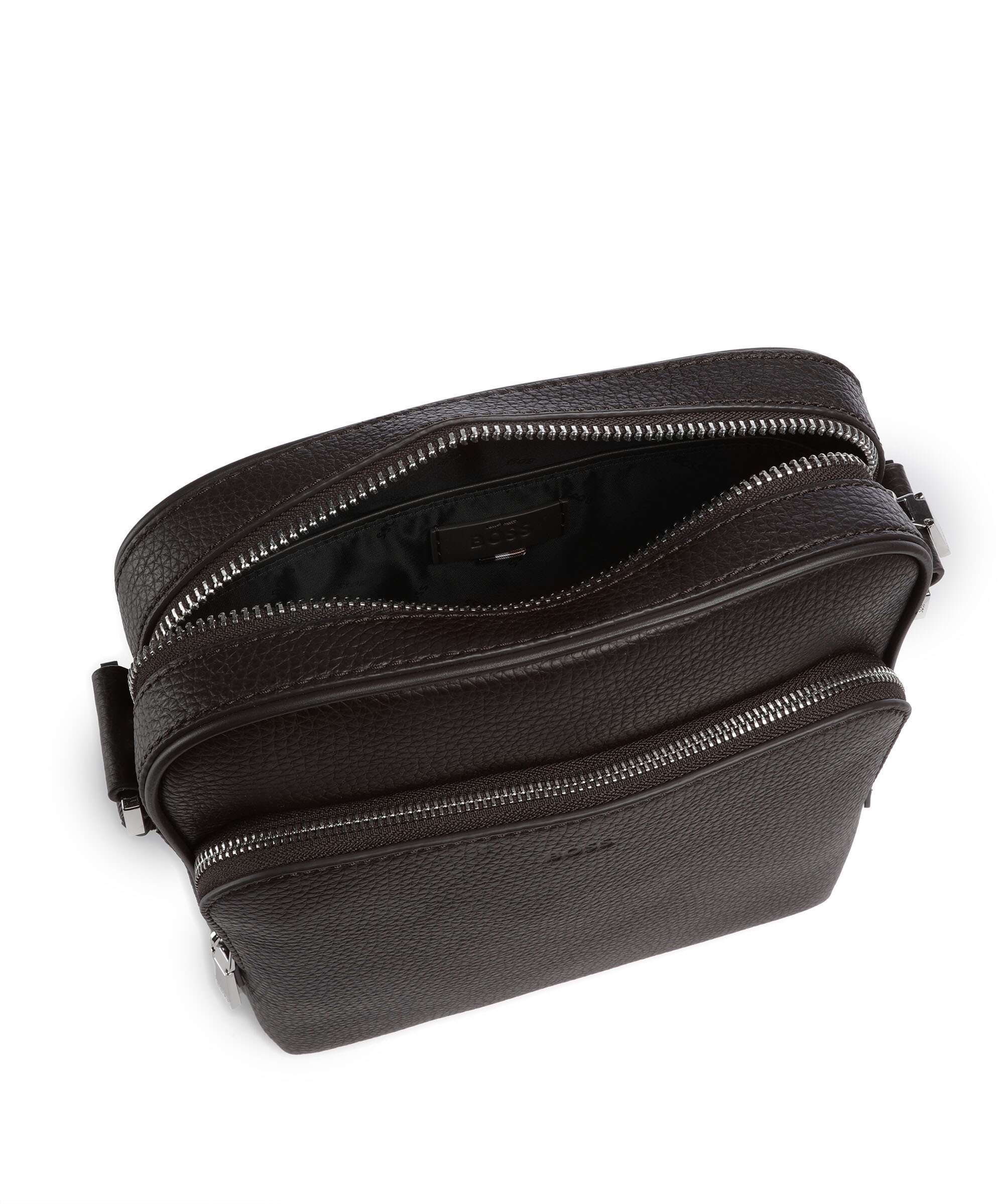 BOSS Crosstown Crossbody bag dark brown - Image 6