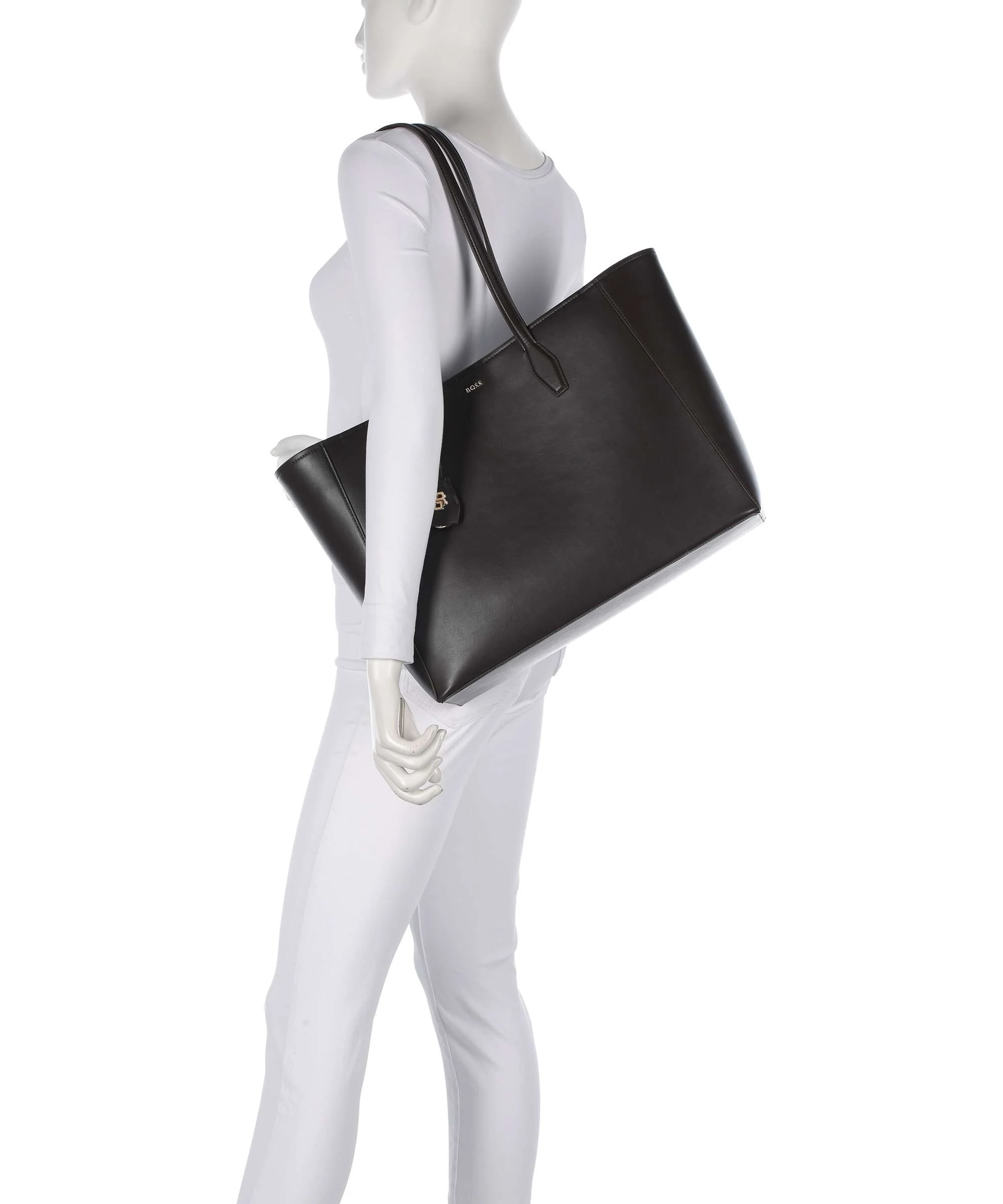 BOSS Numah Tote bag dark brown - Image 3