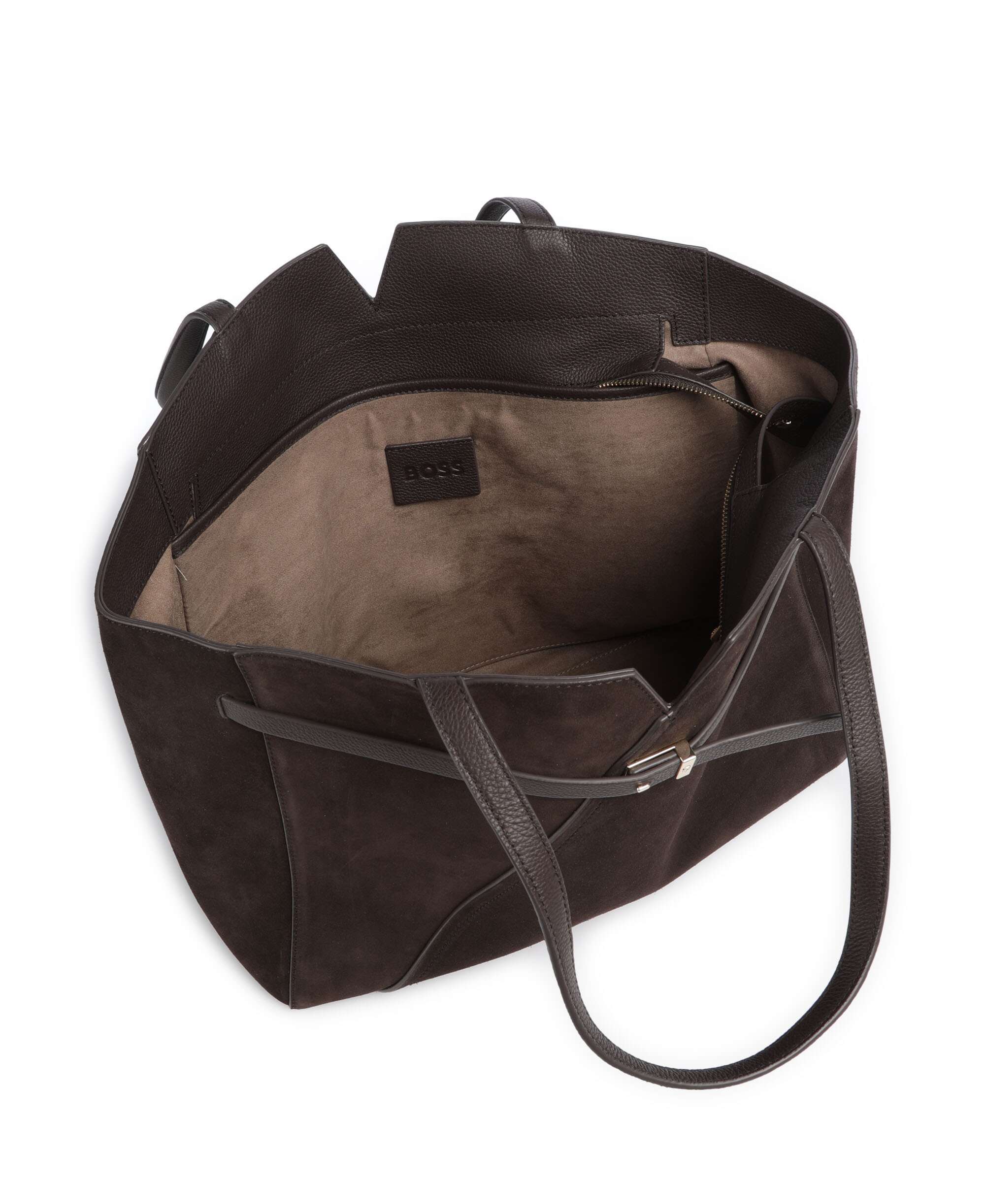 BOSS Revers Tote bag dark brown - Image 6