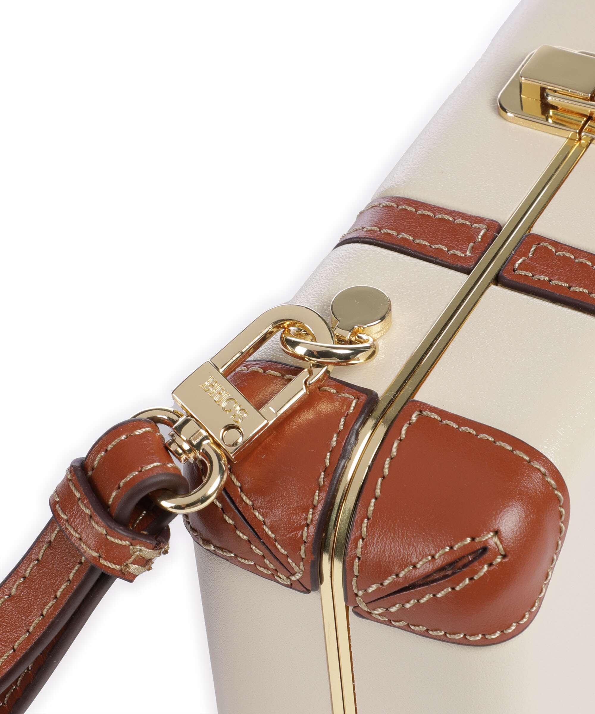 Brics Bellagio Crossbody bag cream - Image 4