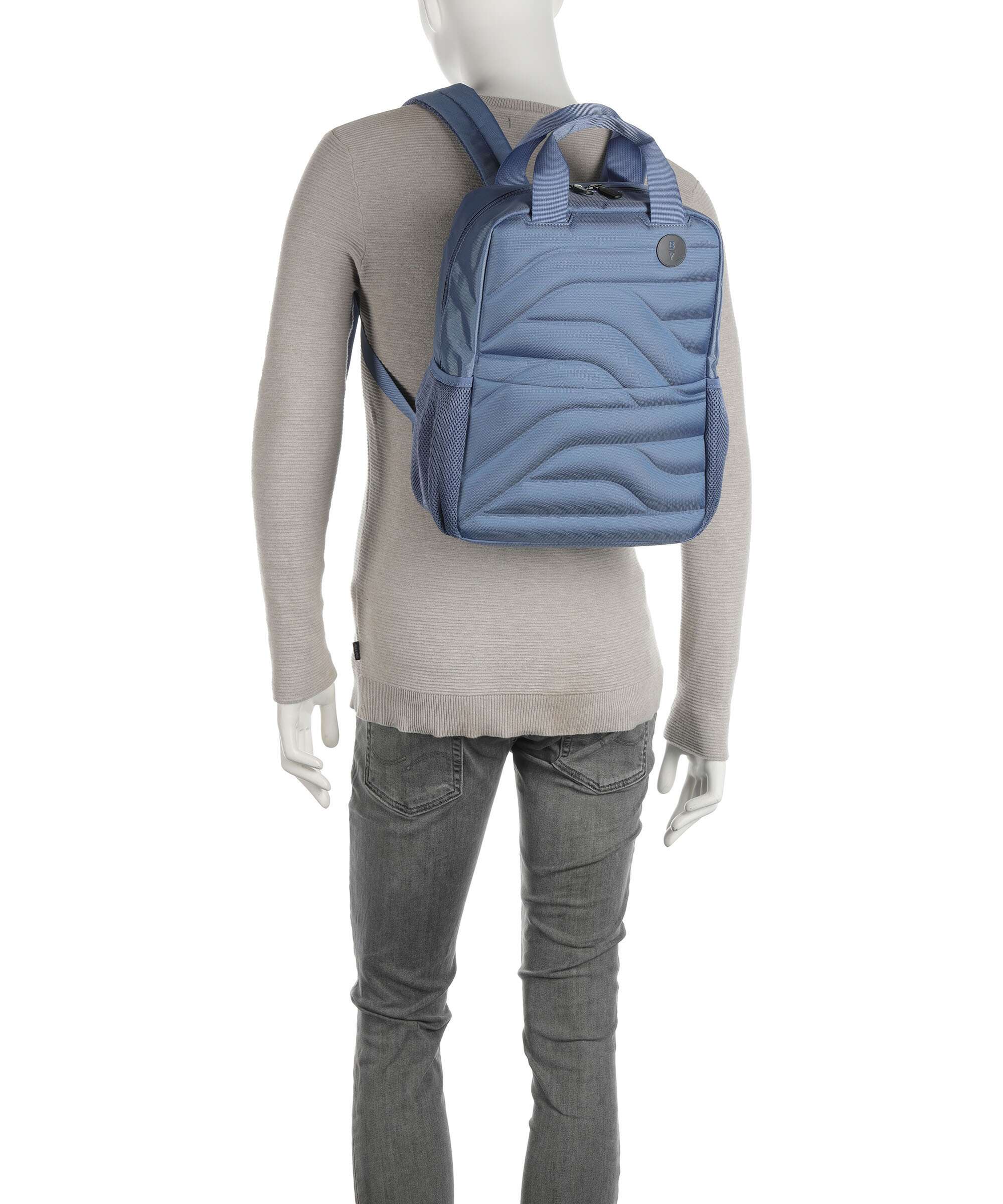 Brics BY Itaca Backpack grey blue - Image 4