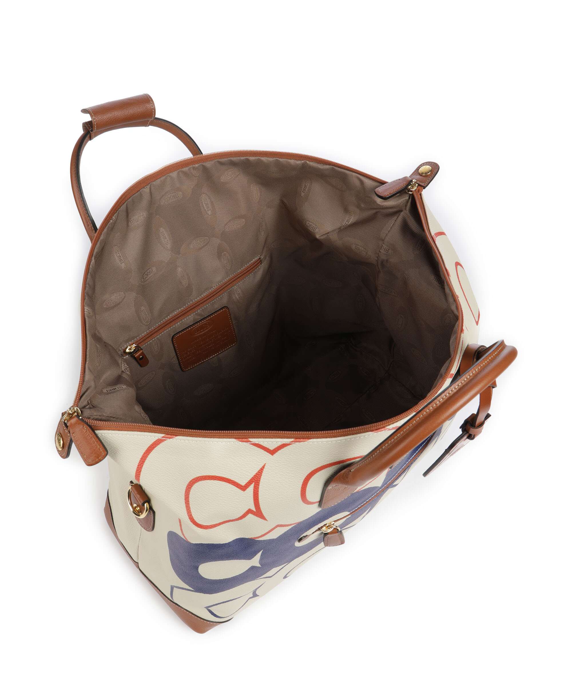 Brics Firenze Weekend bag cream - Image 5