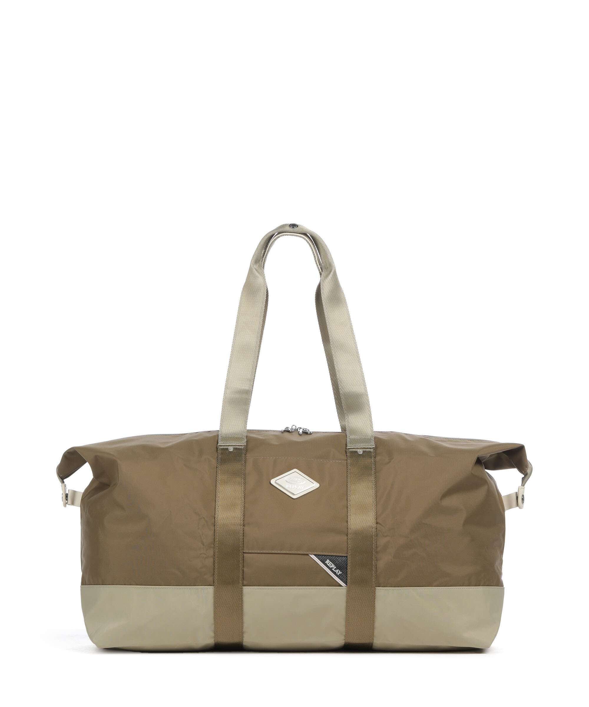 Brics Replay Sand Woo Weekend bag sand wood
