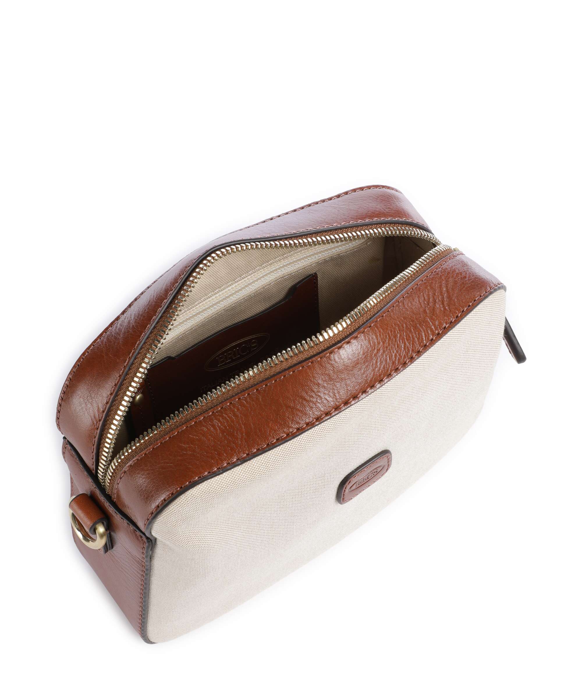 Brics Volterra Crossbody bag cappuccino - Image 6