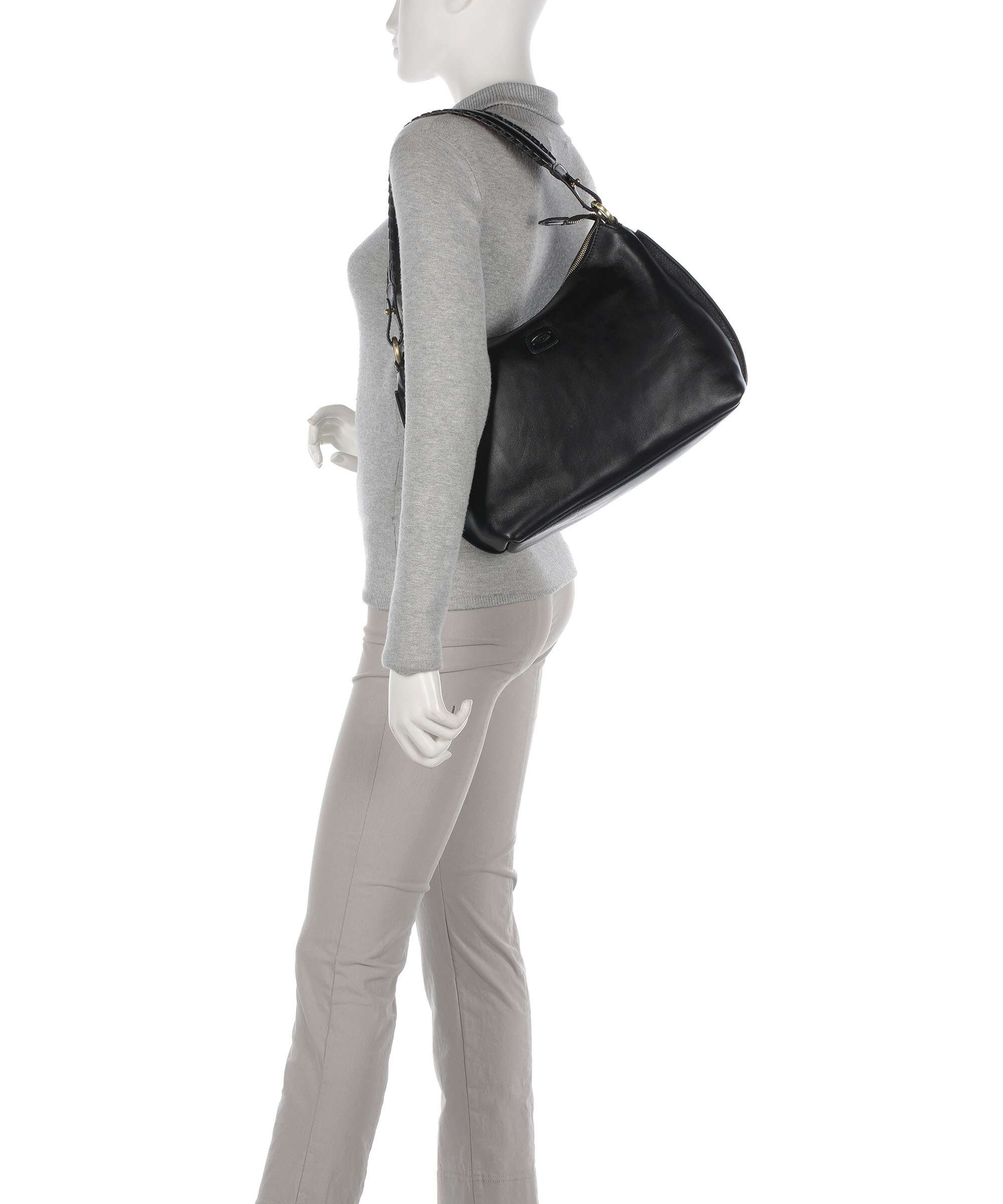 Brics Volterra Hobo bag black - Image 3