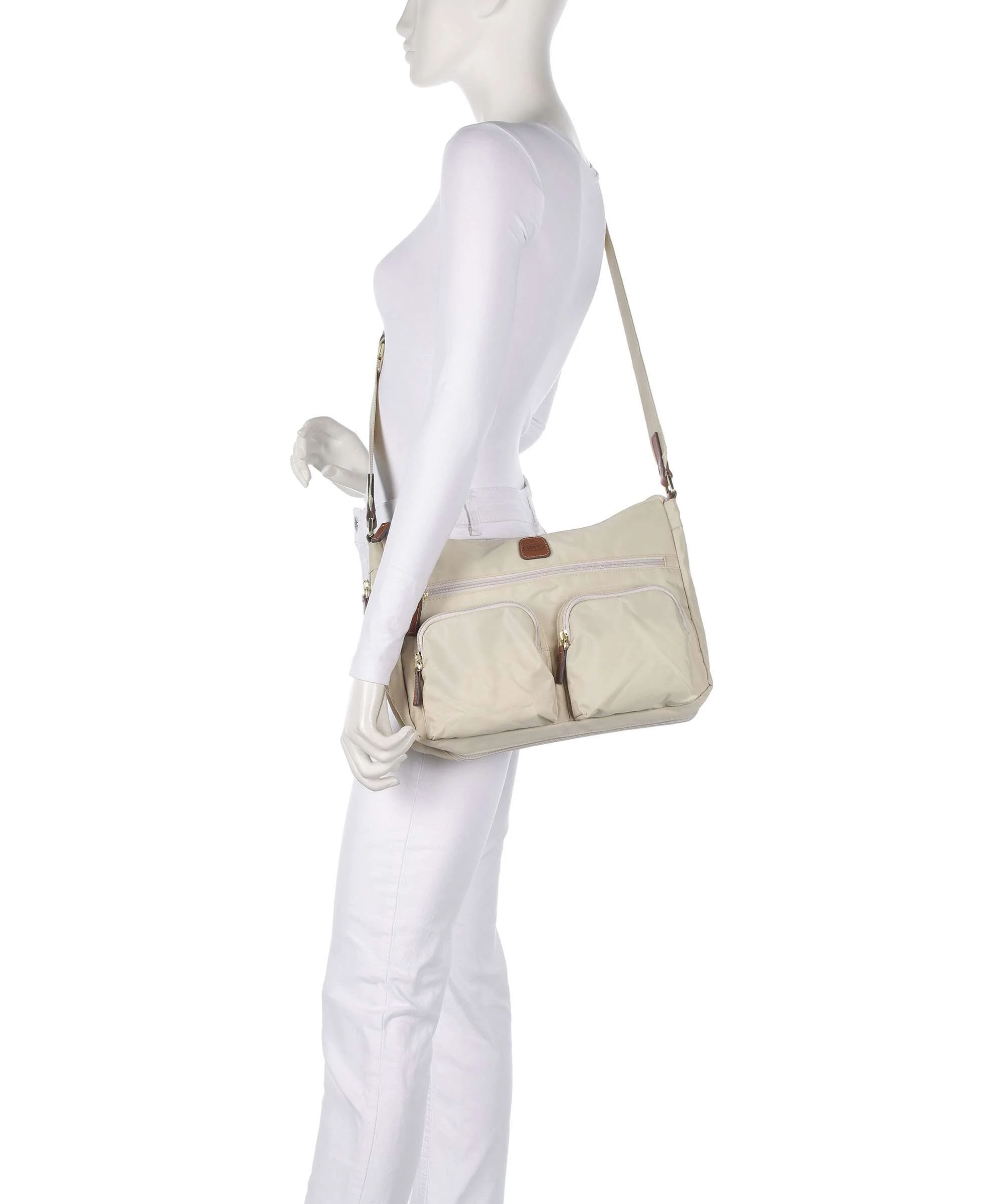 Brics X-Collection Crossbody bag beige - Image 3