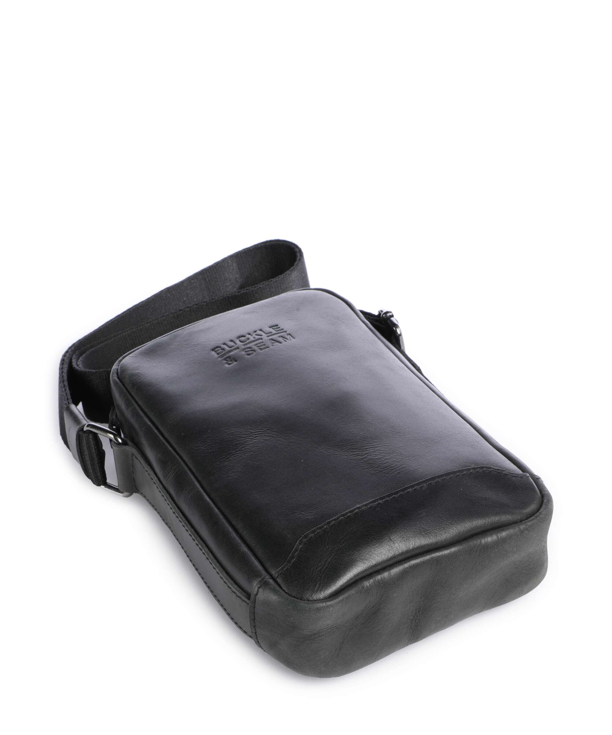 Buckle & Seam Crazy Horse Runner Crossbody bag black - Image 5