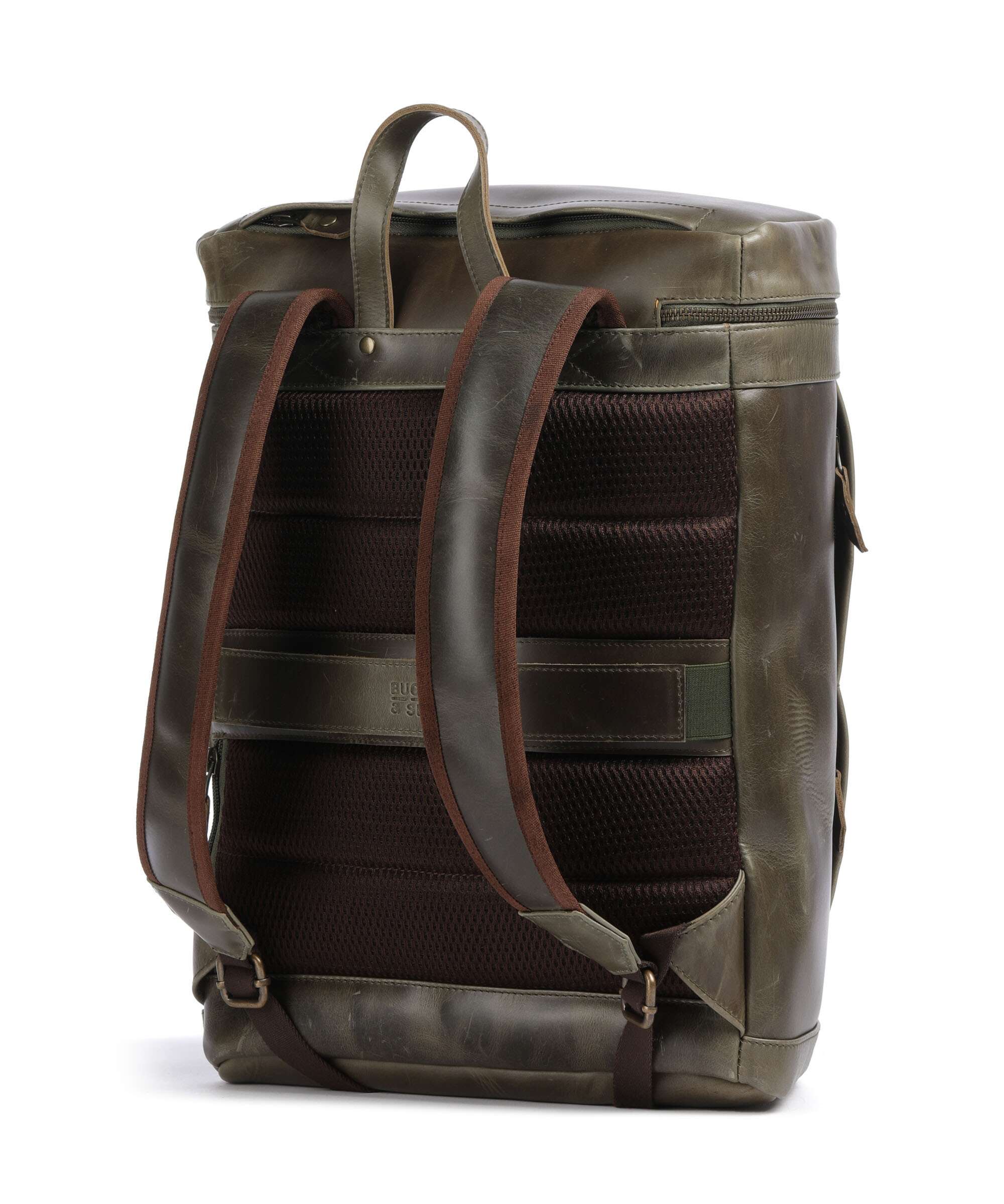 Buckle & Seam Crazy Horse Siwa Backpack olive - Image 2