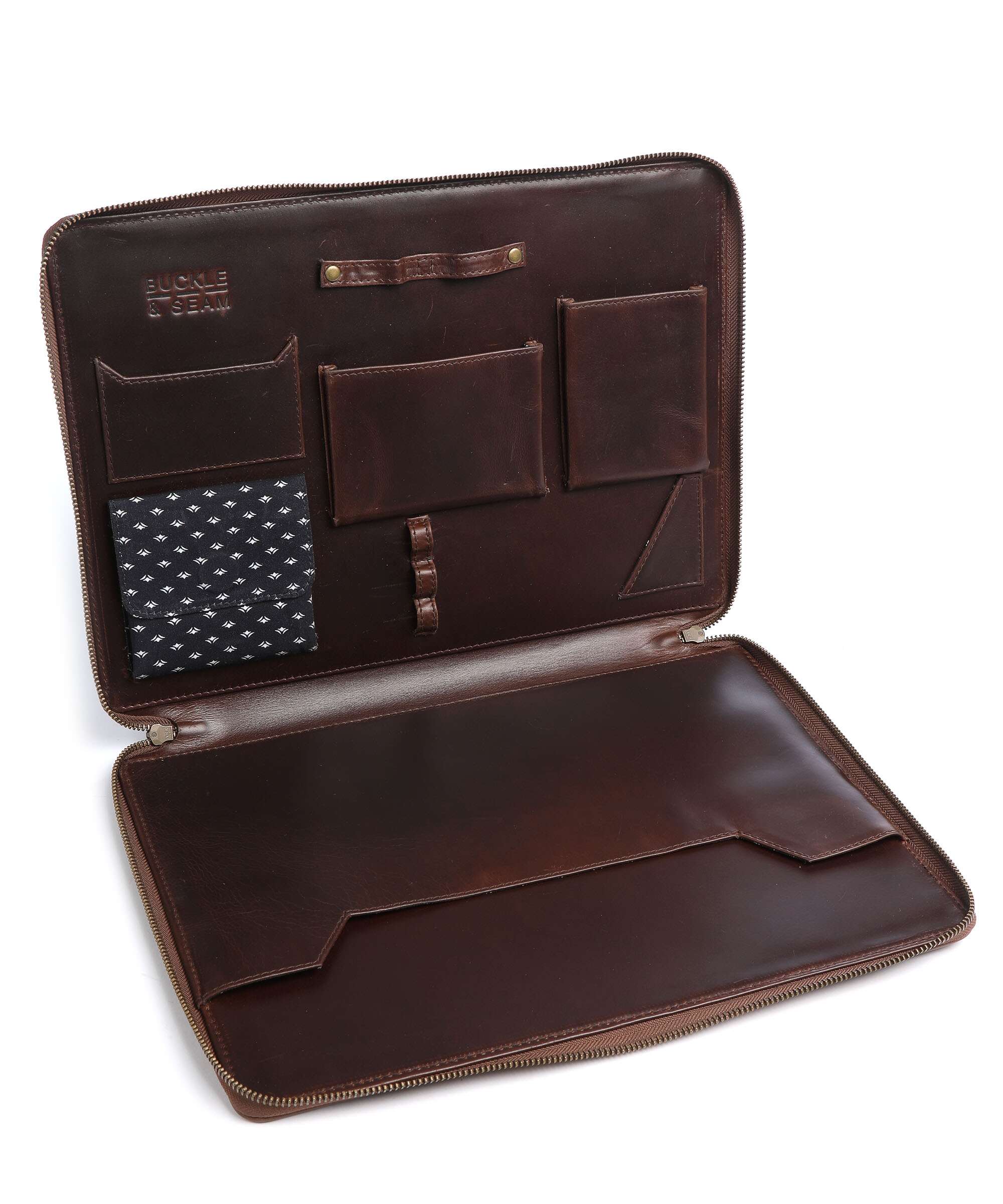 Buckle & Seam Ralph Laptop case brown - Image 3