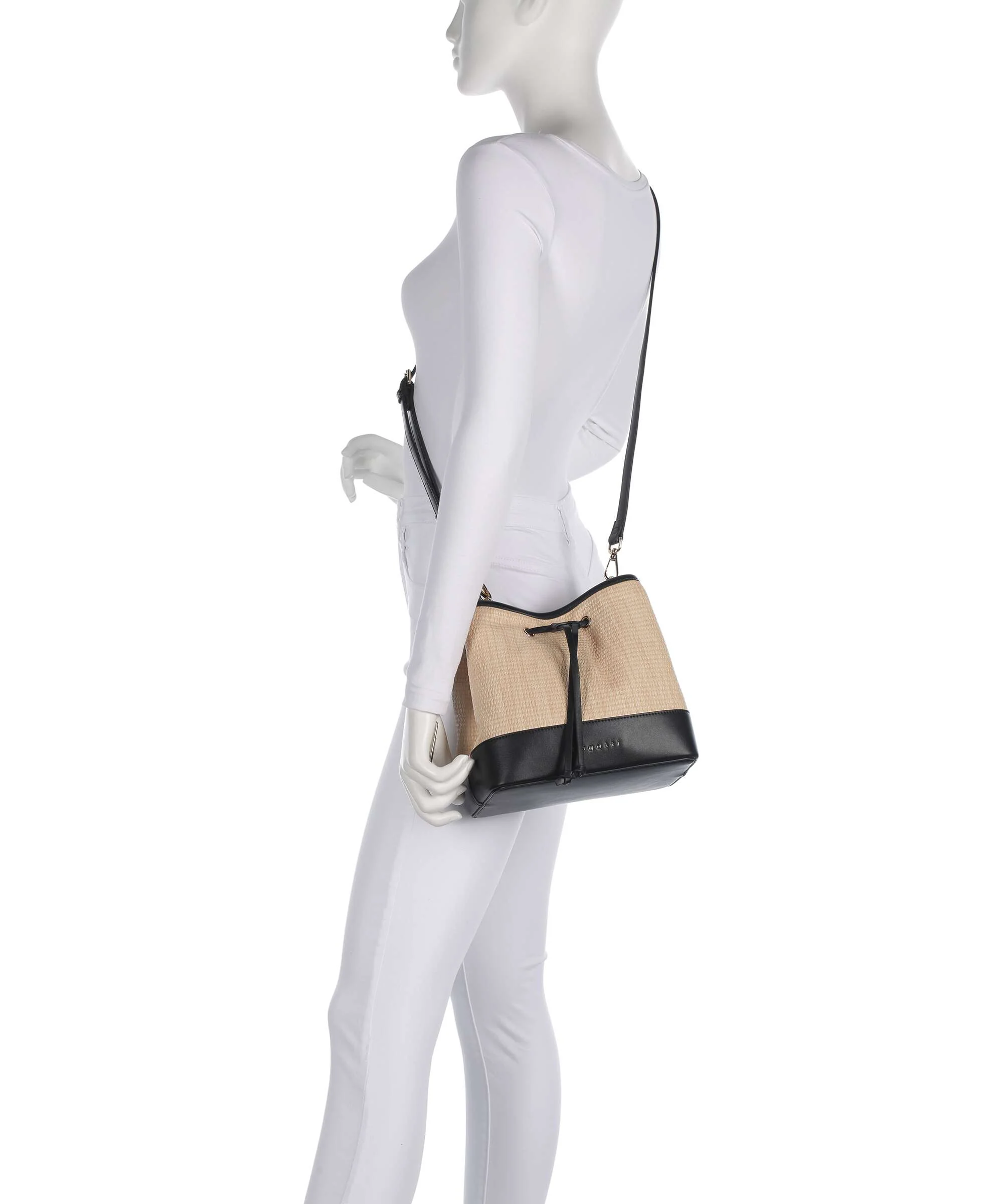 Bugatti Isa Bucket bag beige - Image 4