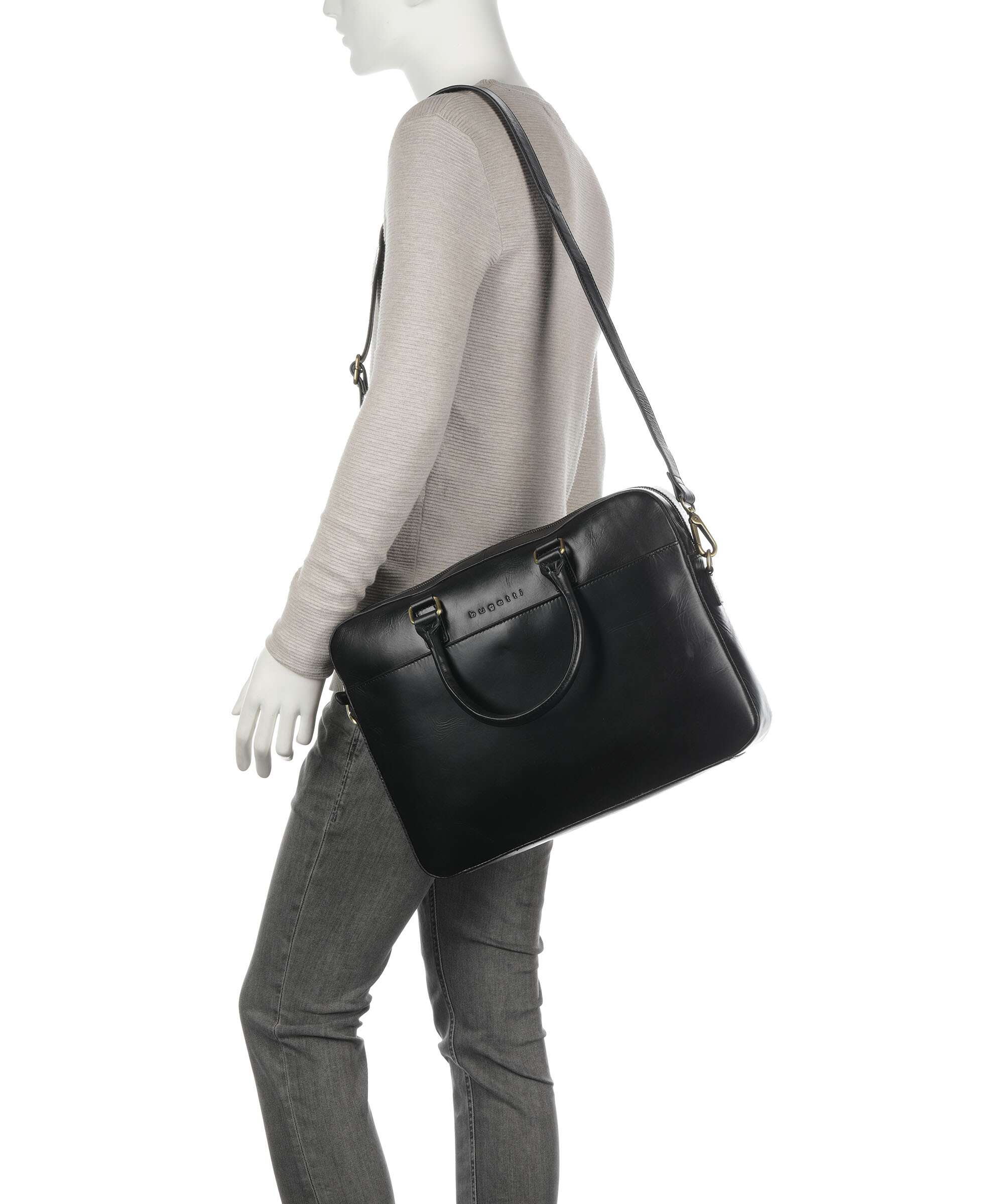 Bugatti Remo Briefcase black - Image 3