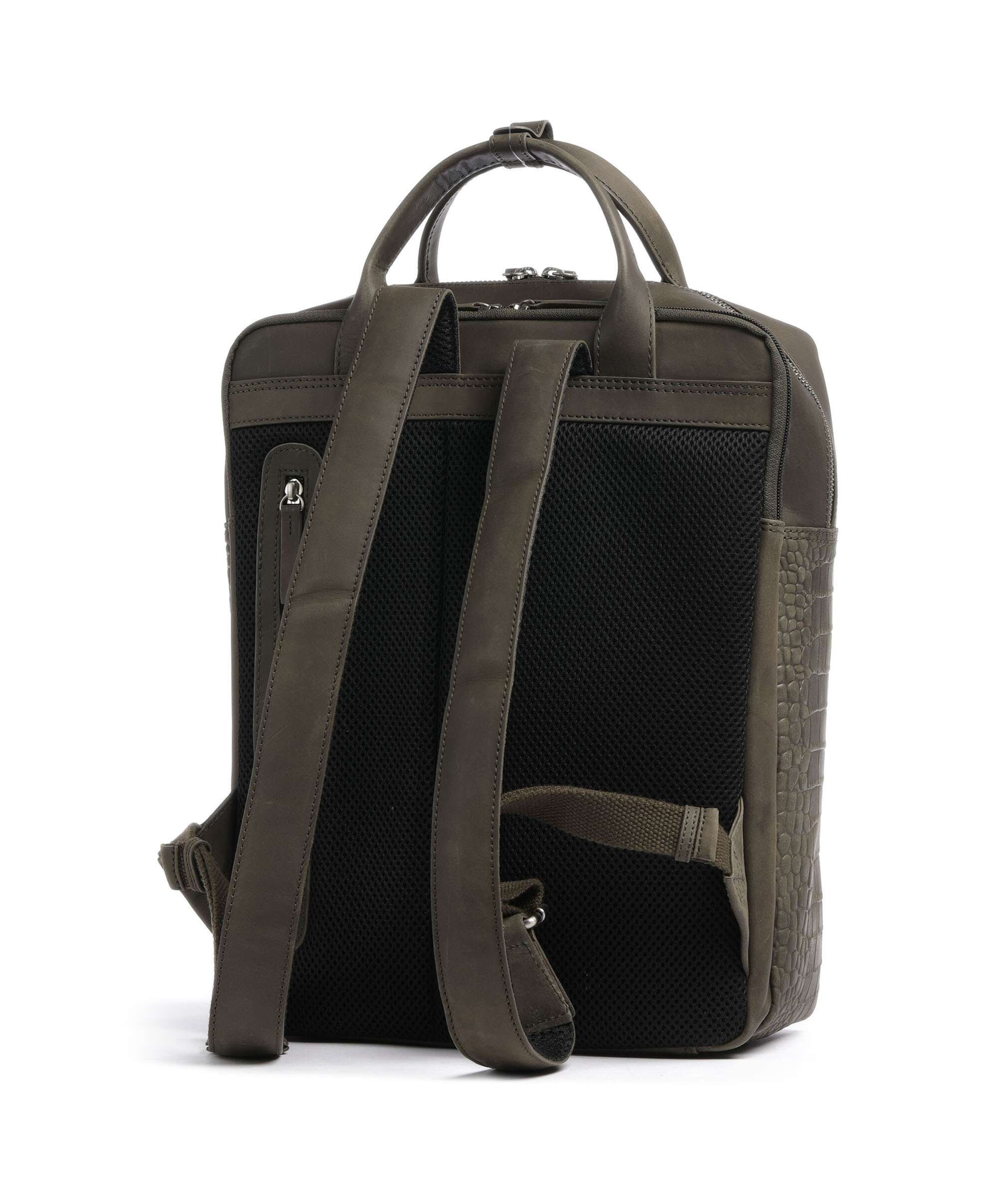 Burkely Cool Colbie Laptop backpack forest green - Image 2