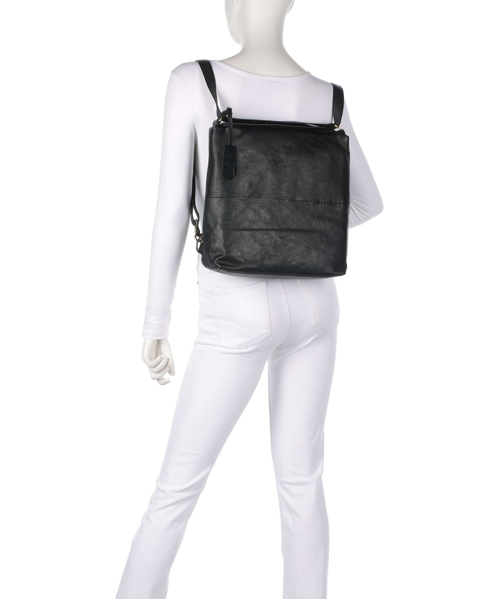 Burkely Natural Norah Backpack bag bean black - Image 3