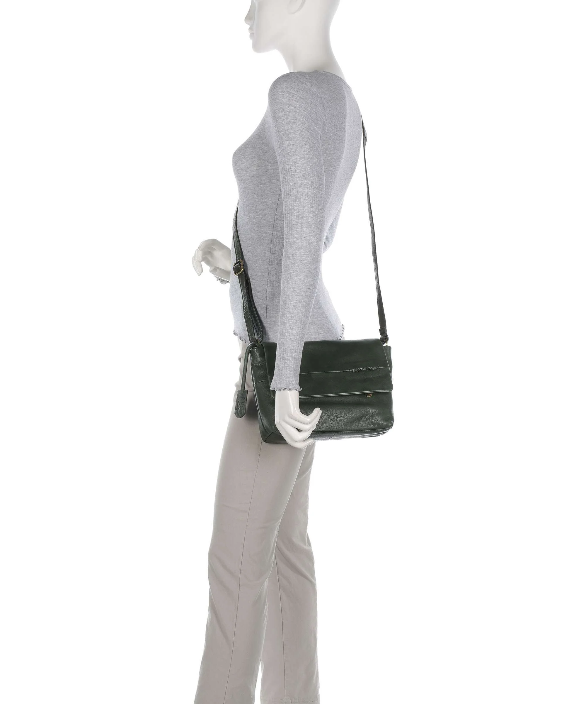 Burkely Natural Norah Crossbody bag grass green - Image 3