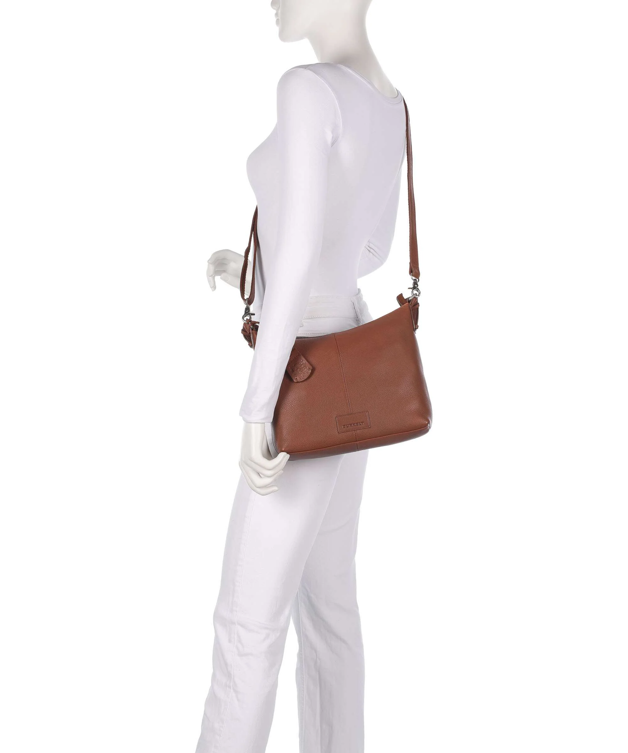Burkely Soft Skylar Hobo bag chestnut - Image 4