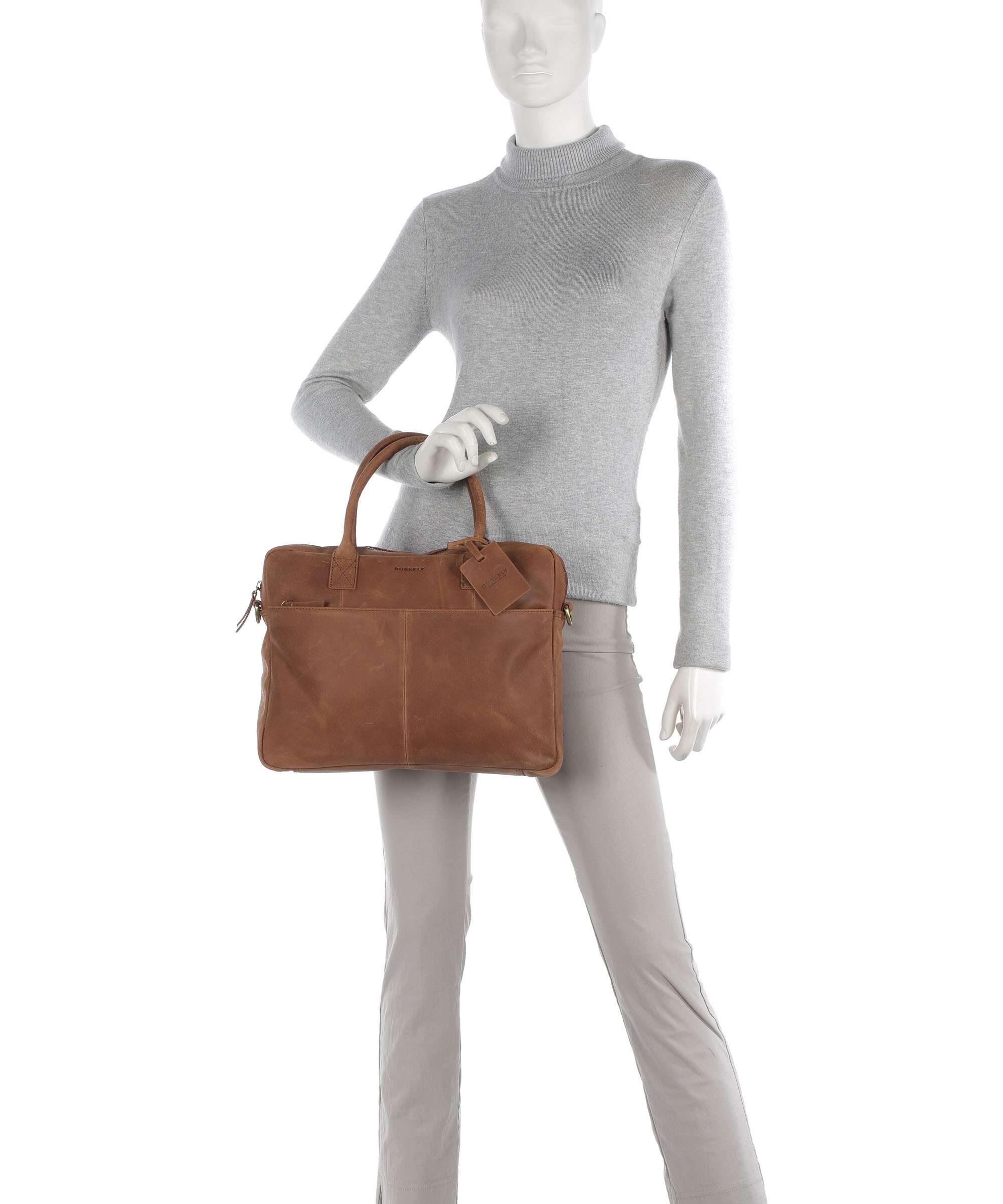 Burkely Vintage Jack Briefcase cognac - Image 3