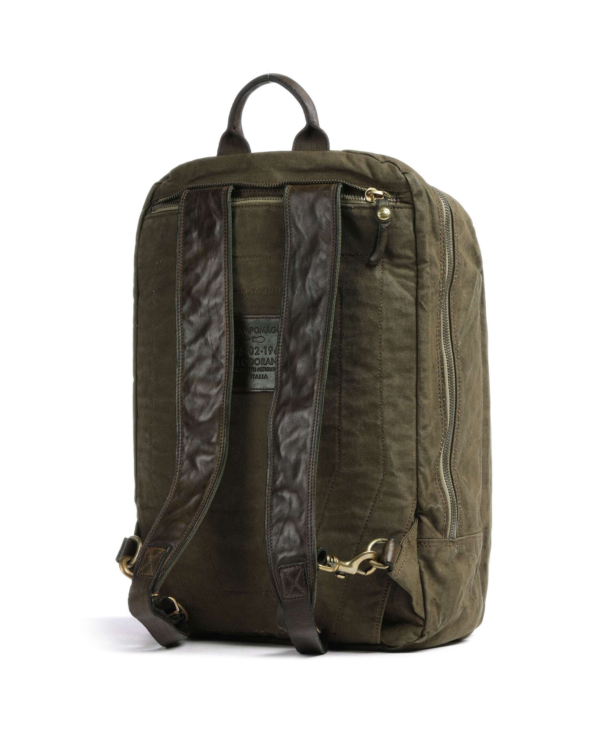 Campomaggi Backpack verde militare/nera - Image 2
