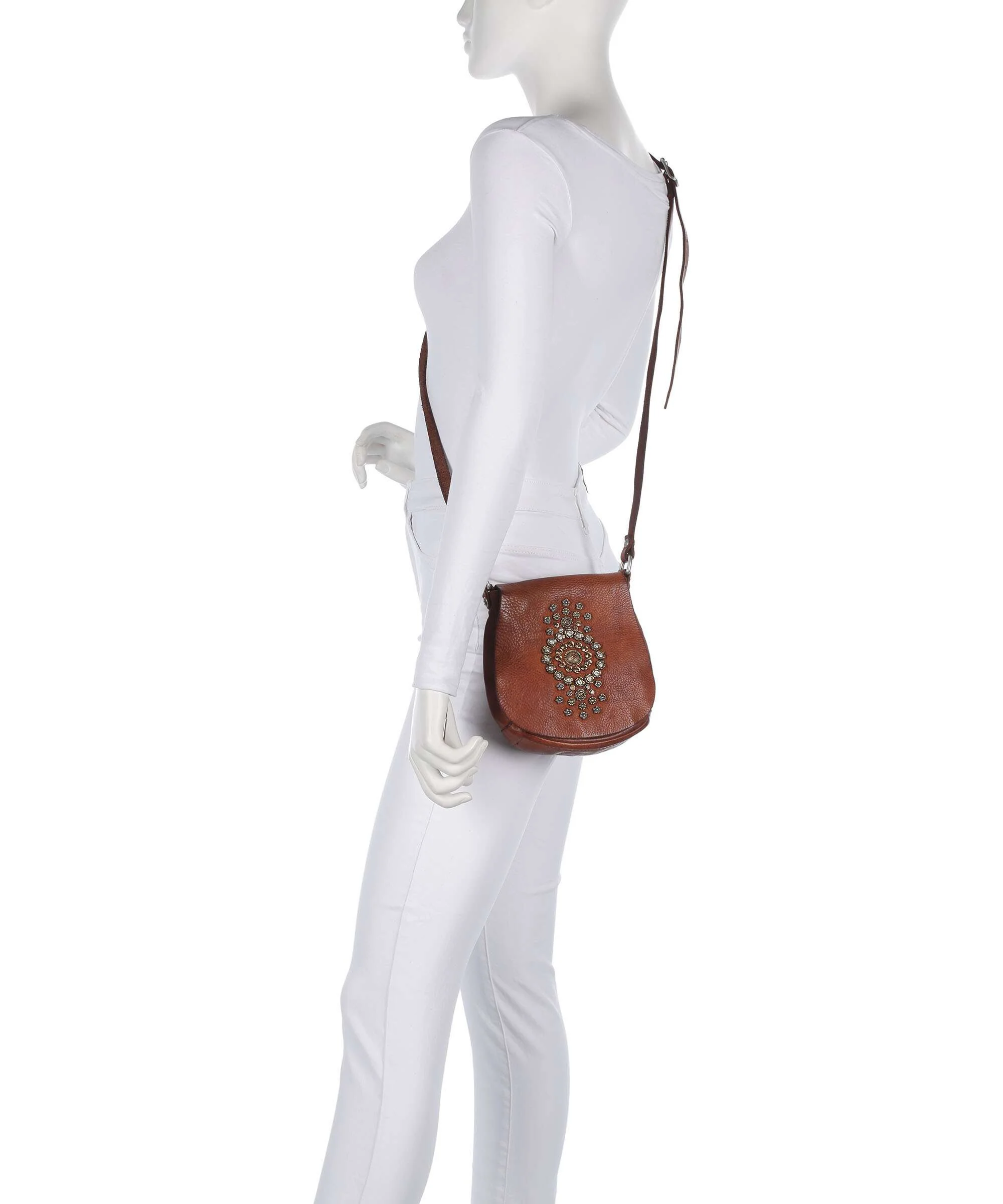 Campomaggi Crossbody bag cognac - Image 3
