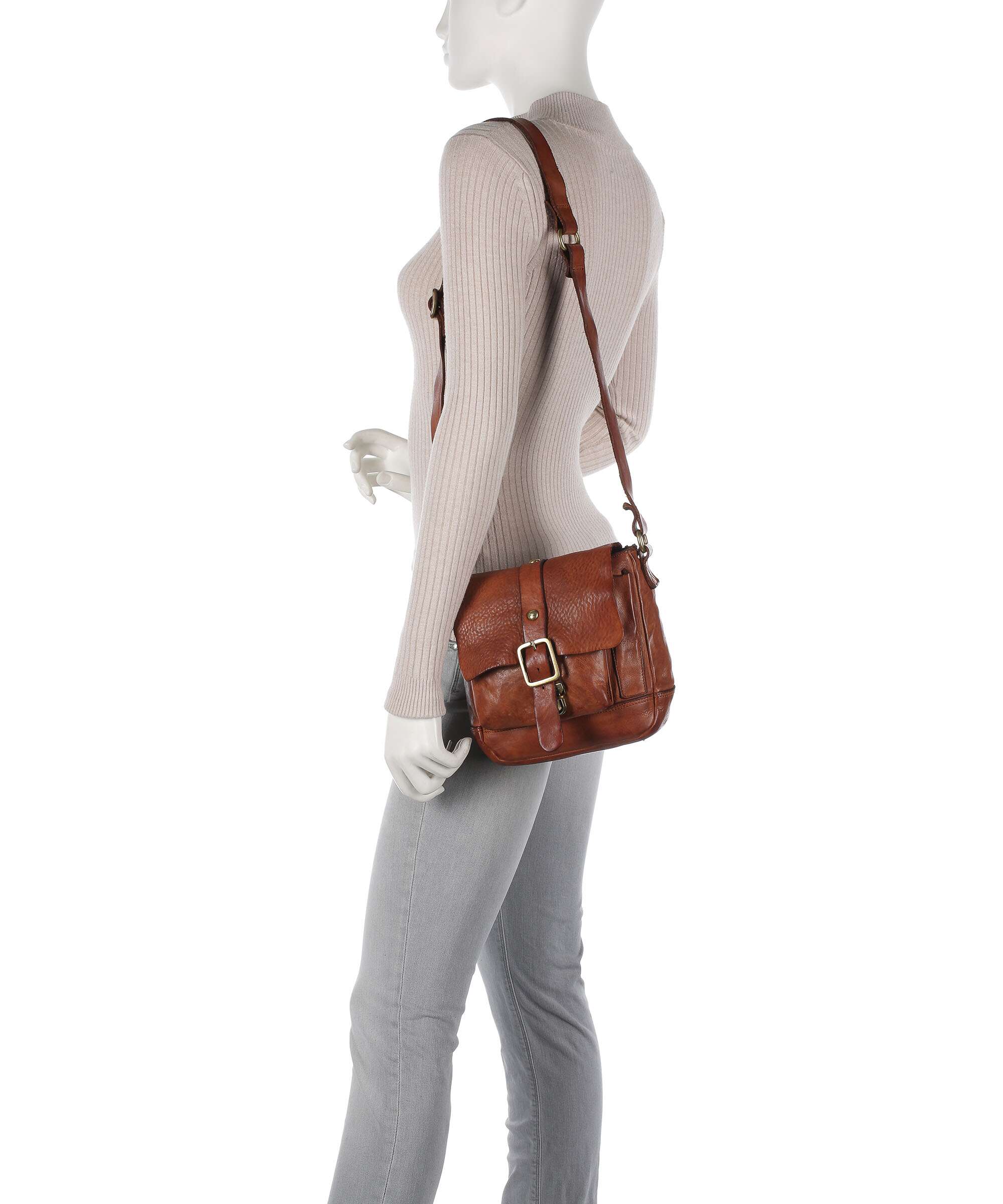 Campomaggi Crossbody bag cognac - Image 3