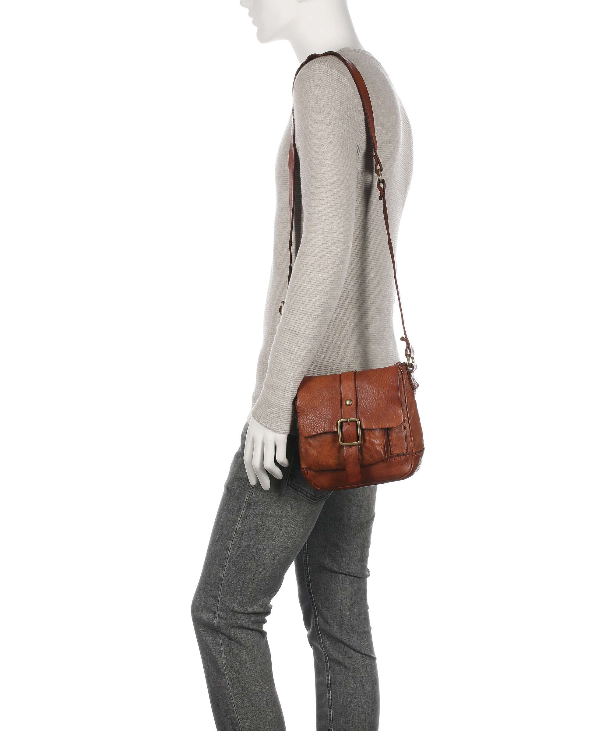 Campomaggi Crossbody bag cognac - Image 4