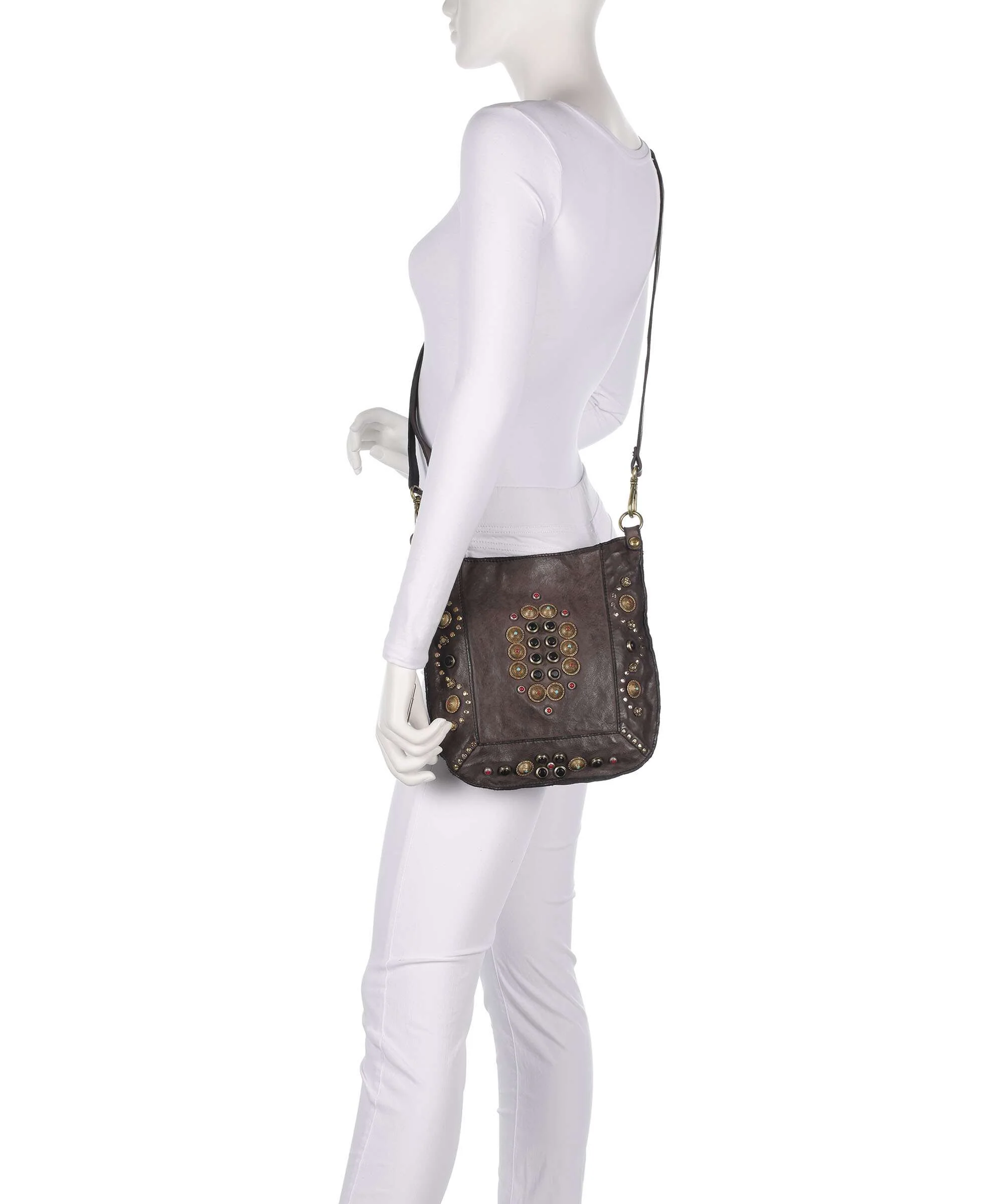 Campomaggi Crossbody bag grigio - Image 3