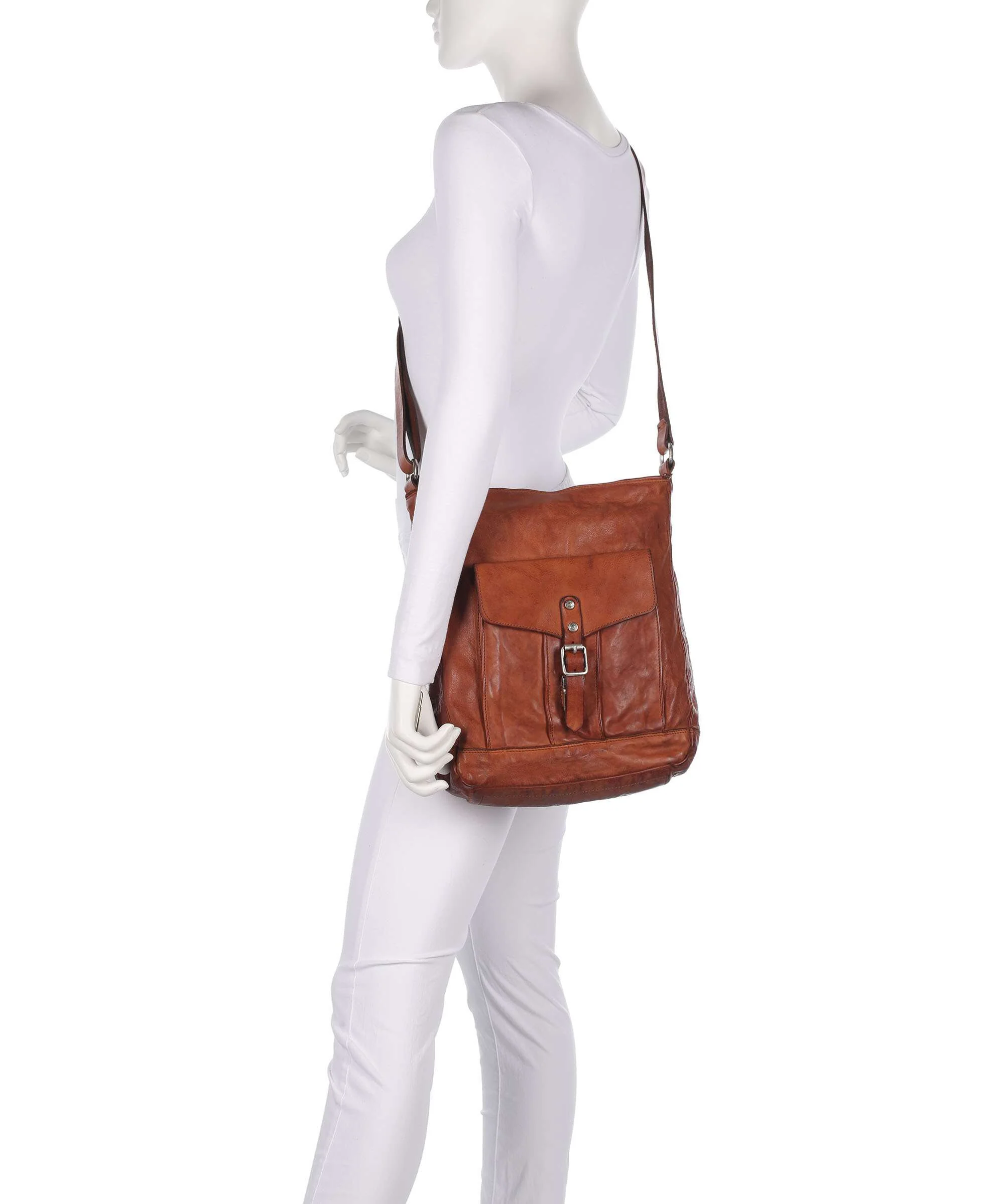 Campomaggi Crossbody bag cognac - Image 3