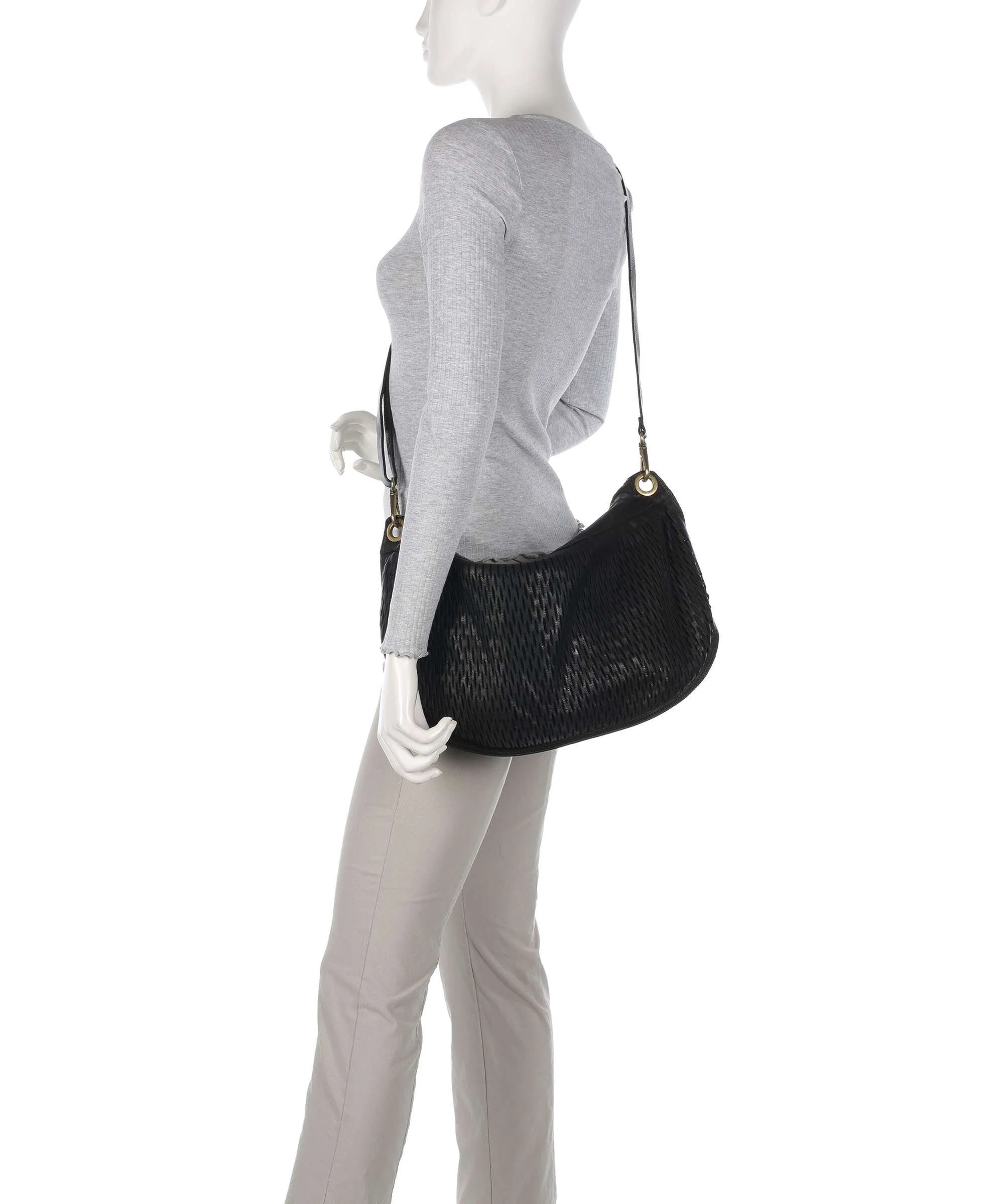 Campomaggi Hobo bag nero - Image 3