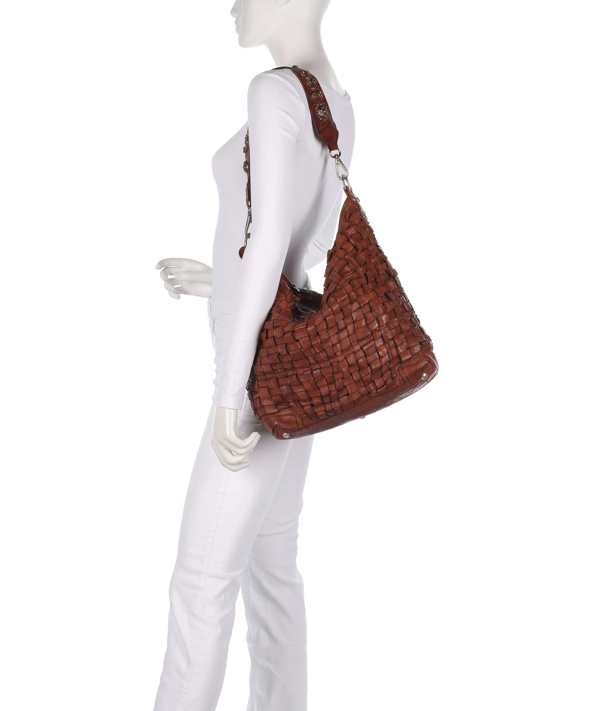 Campomaggi Hobo bag cognac - Image 3