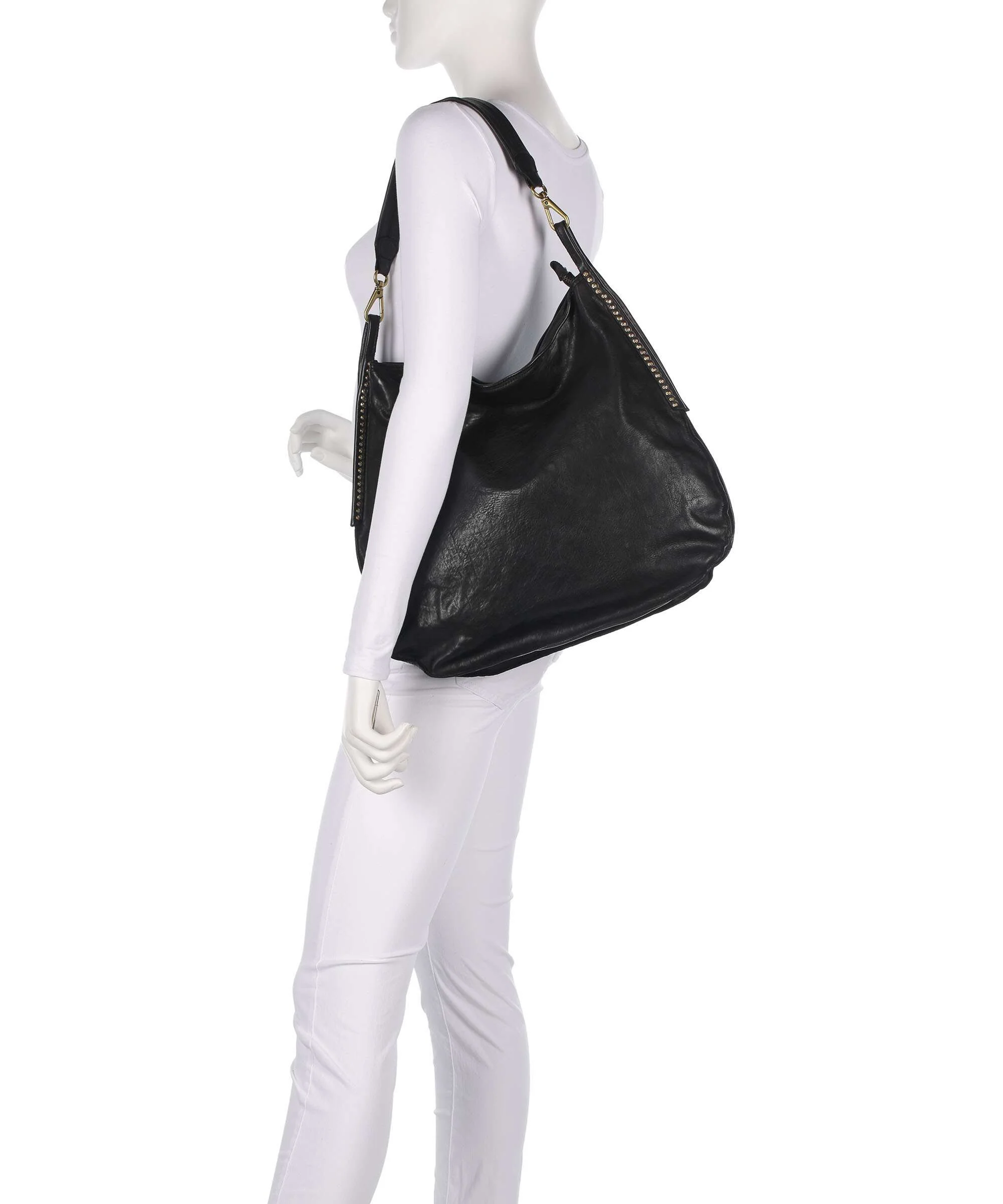 Campomaggi Hobo bag nero - Image 3